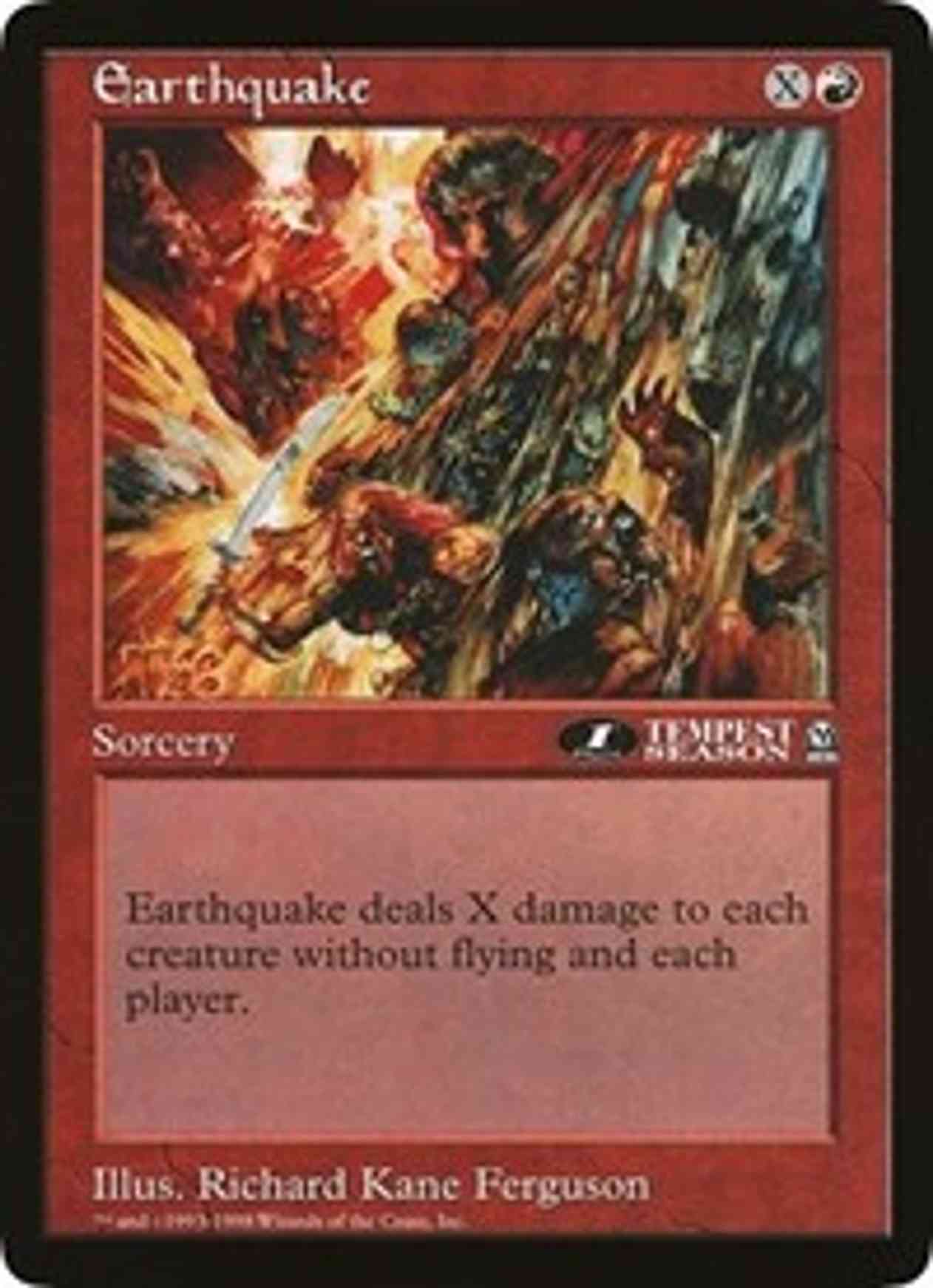 Earthquake (Oversized) magic card front