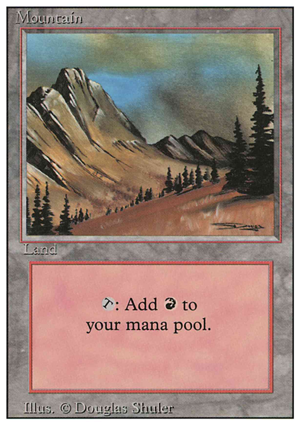 Mountain (C) magic card front