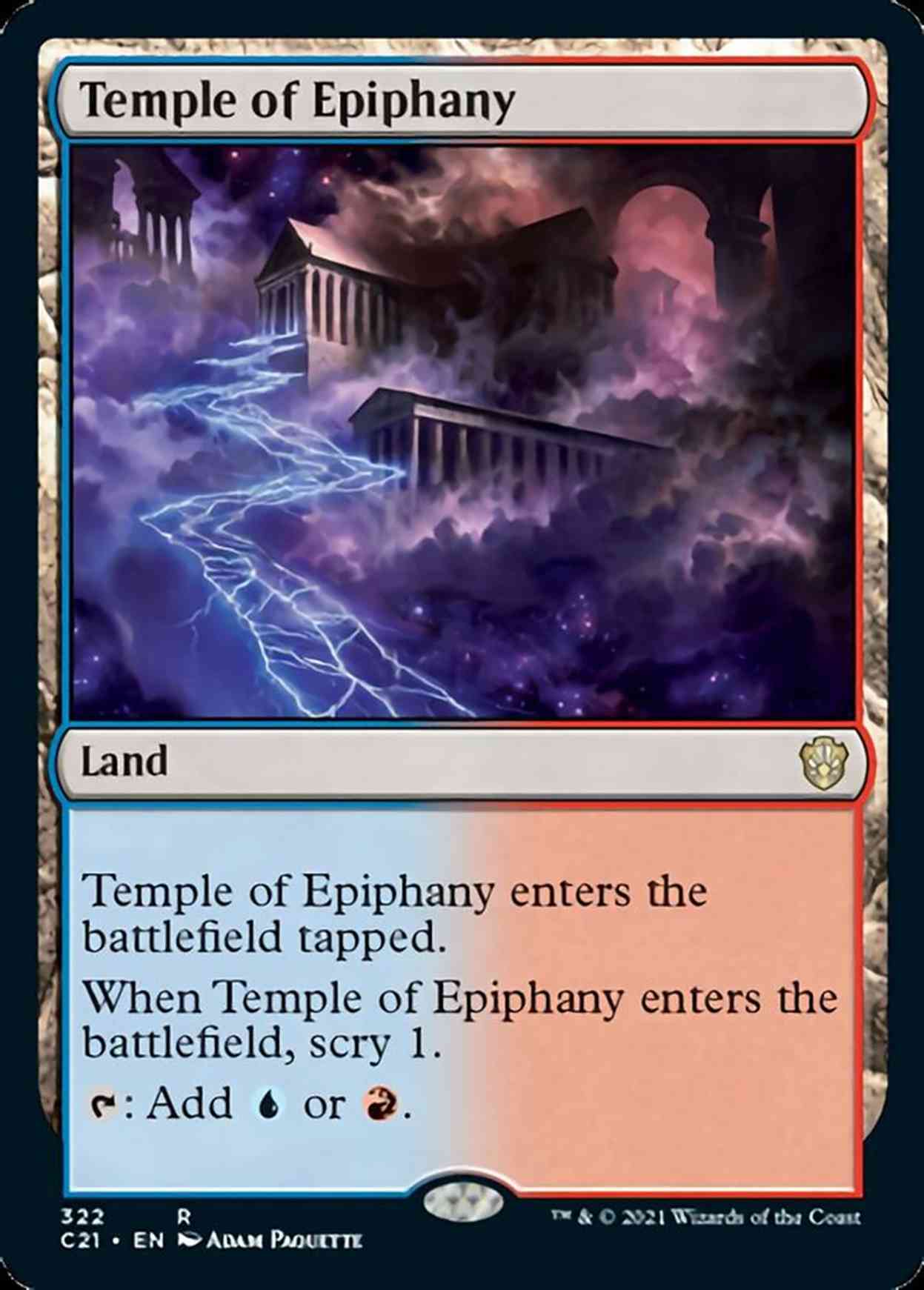 Temple of Epiphany magic card front