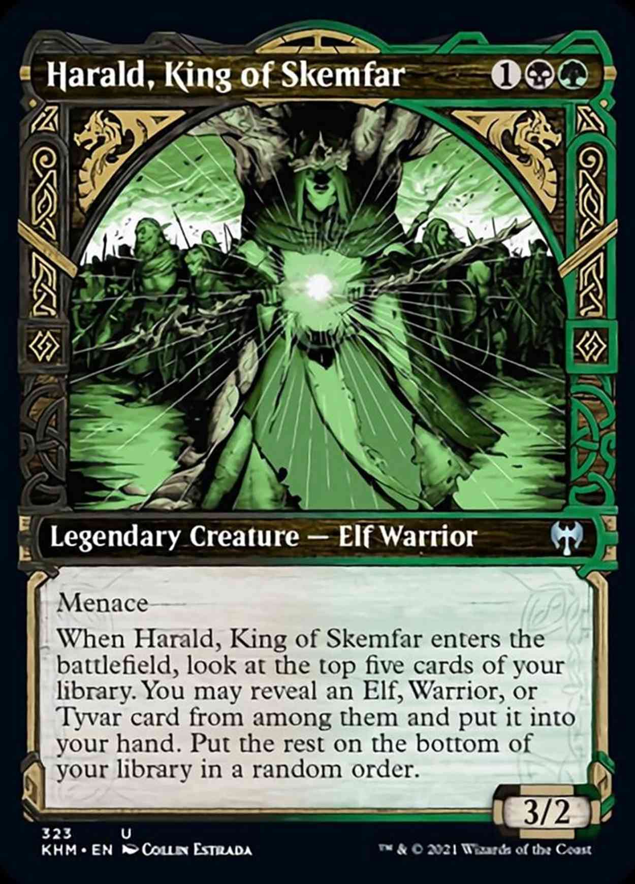 Harald, King of Skemfar (Showcase) magic card front