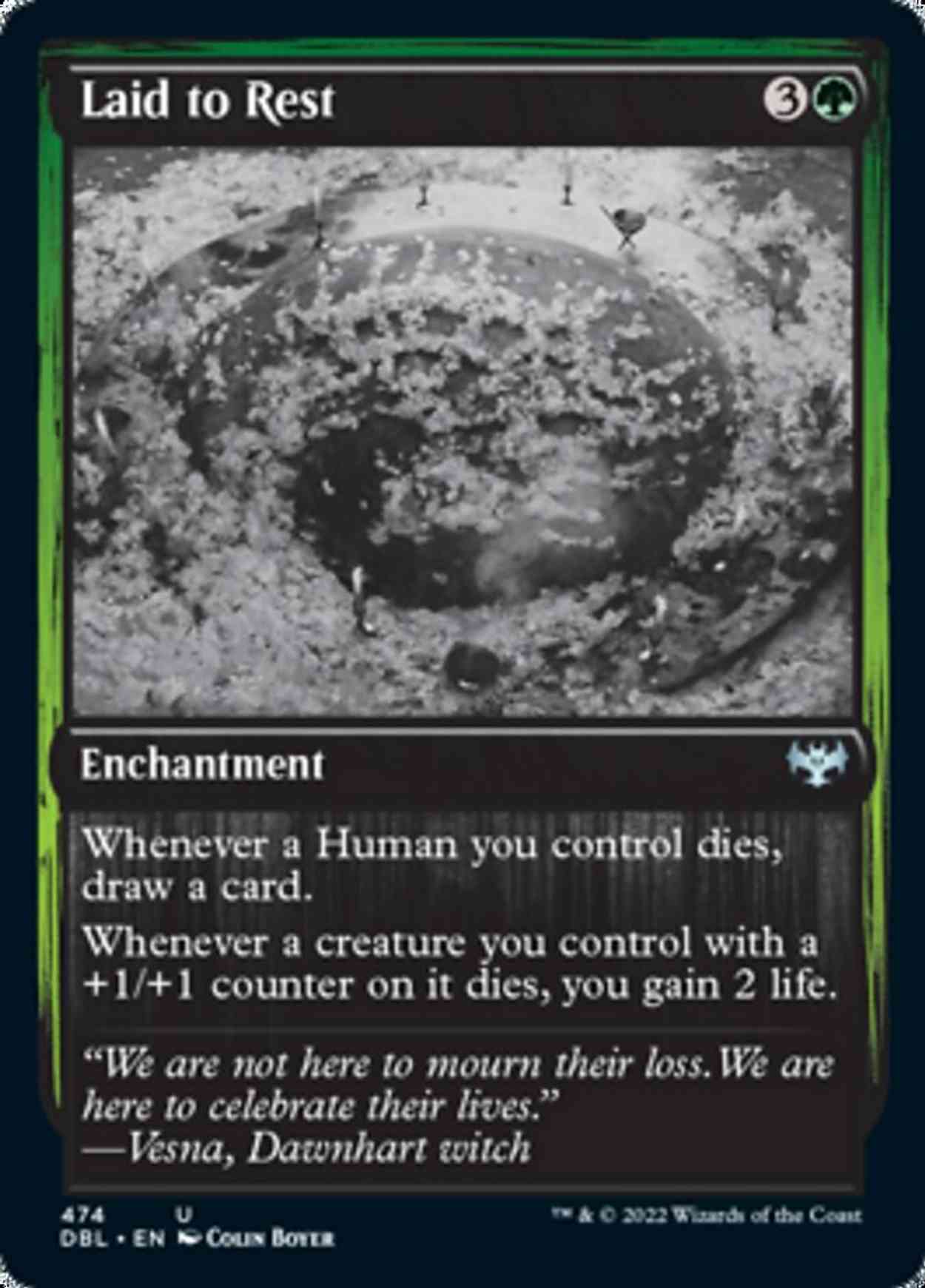 Laid to Rest magic card front