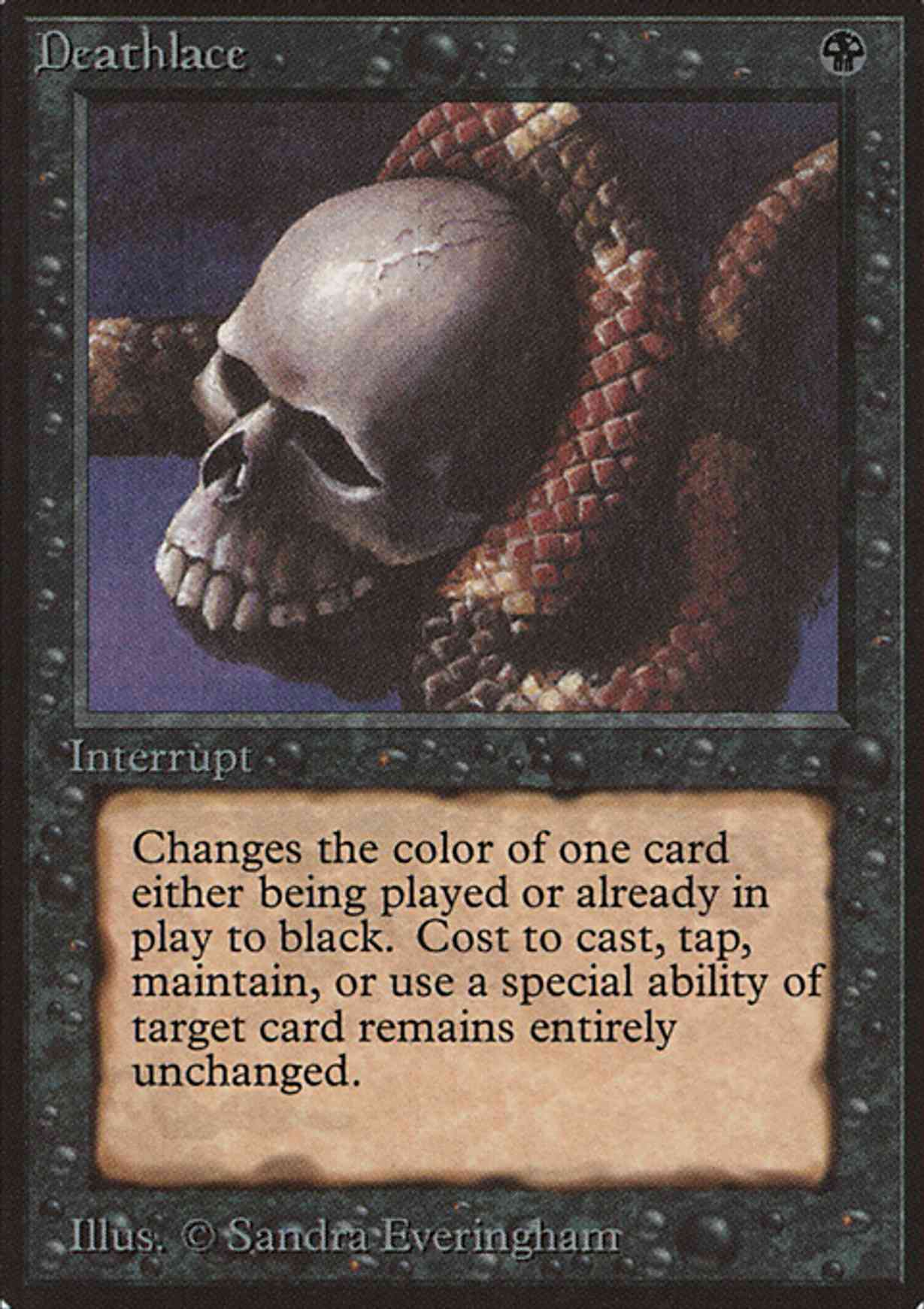 Deathlace magic card front