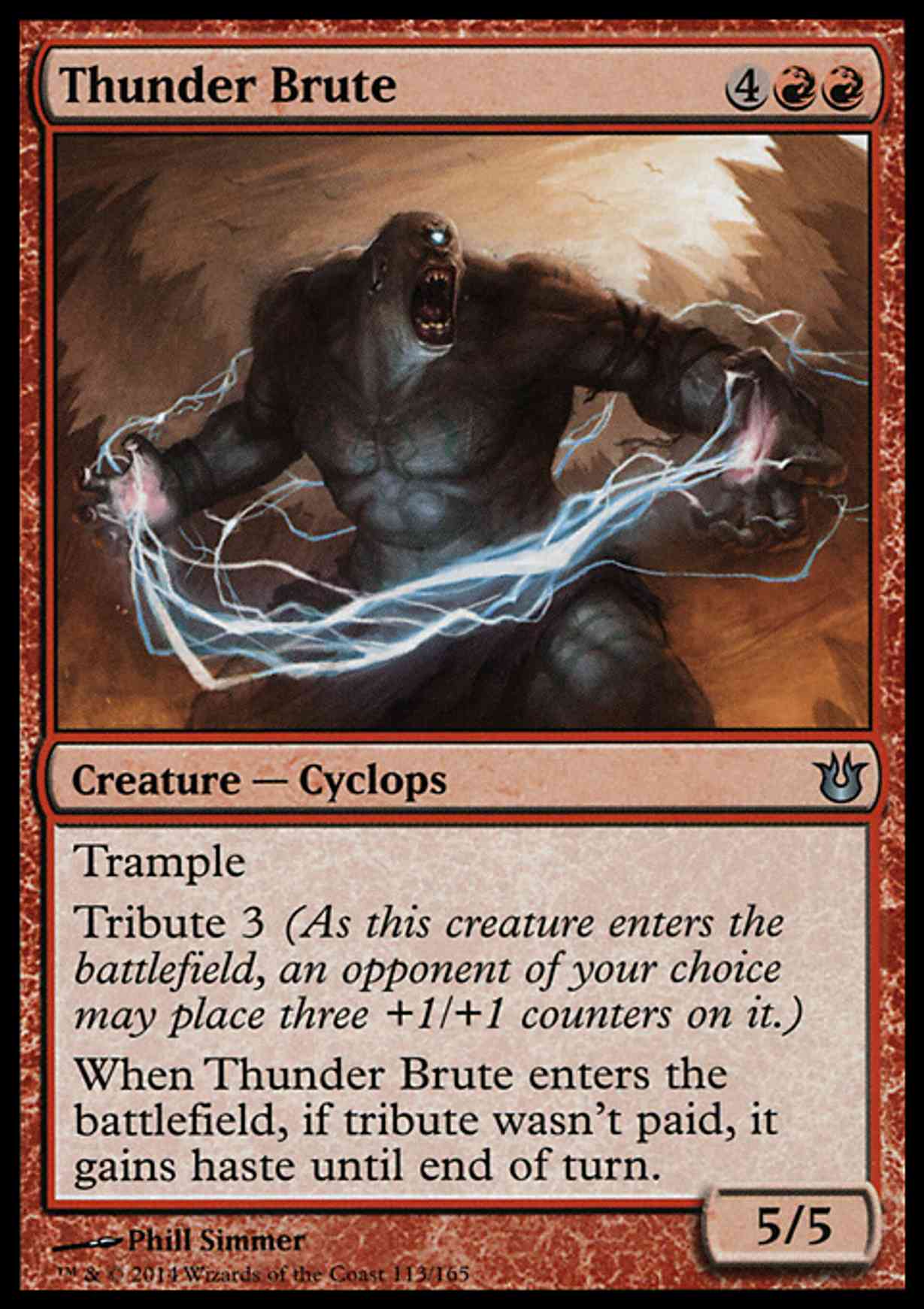 Thunder Brute magic card front
