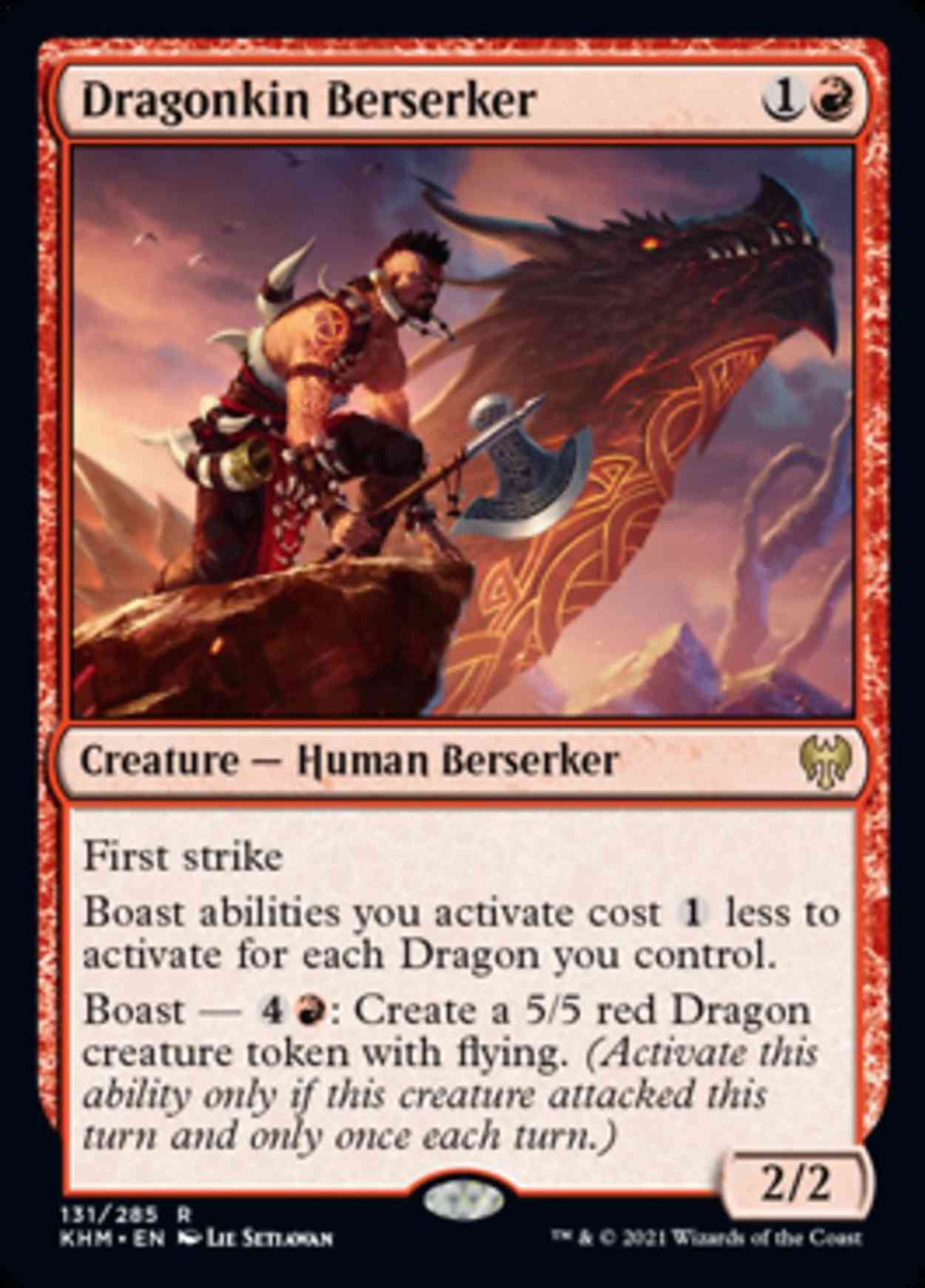 Dragonkin Berserker magic card front