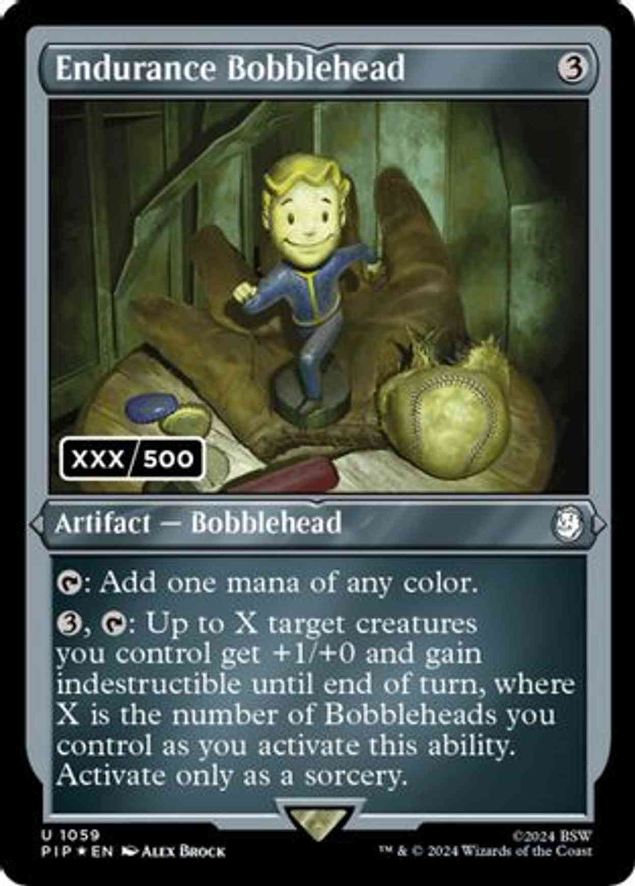 Endurance Bobblehead (Serial Numbered) magic card front