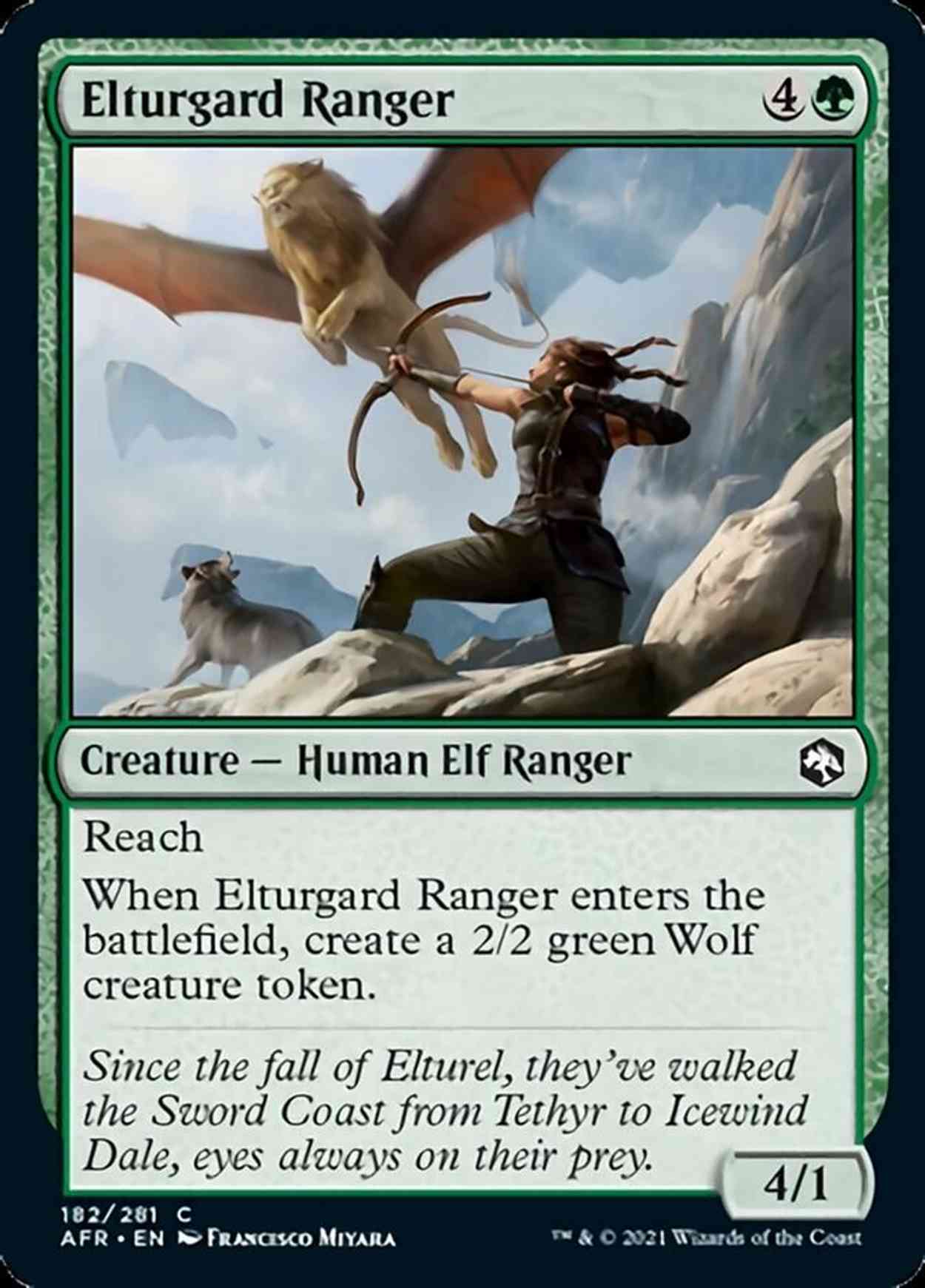 Elturgard Ranger magic card front