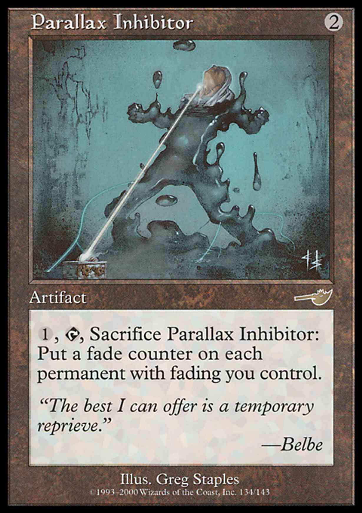 Parallax Inhibitor magic card front