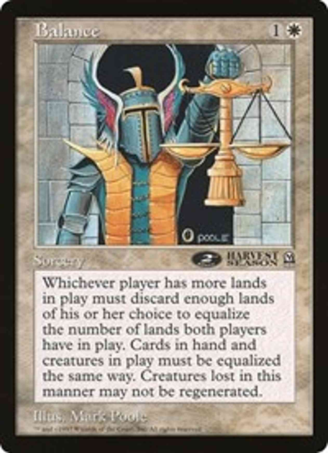 Balance (Oversized) magic card front