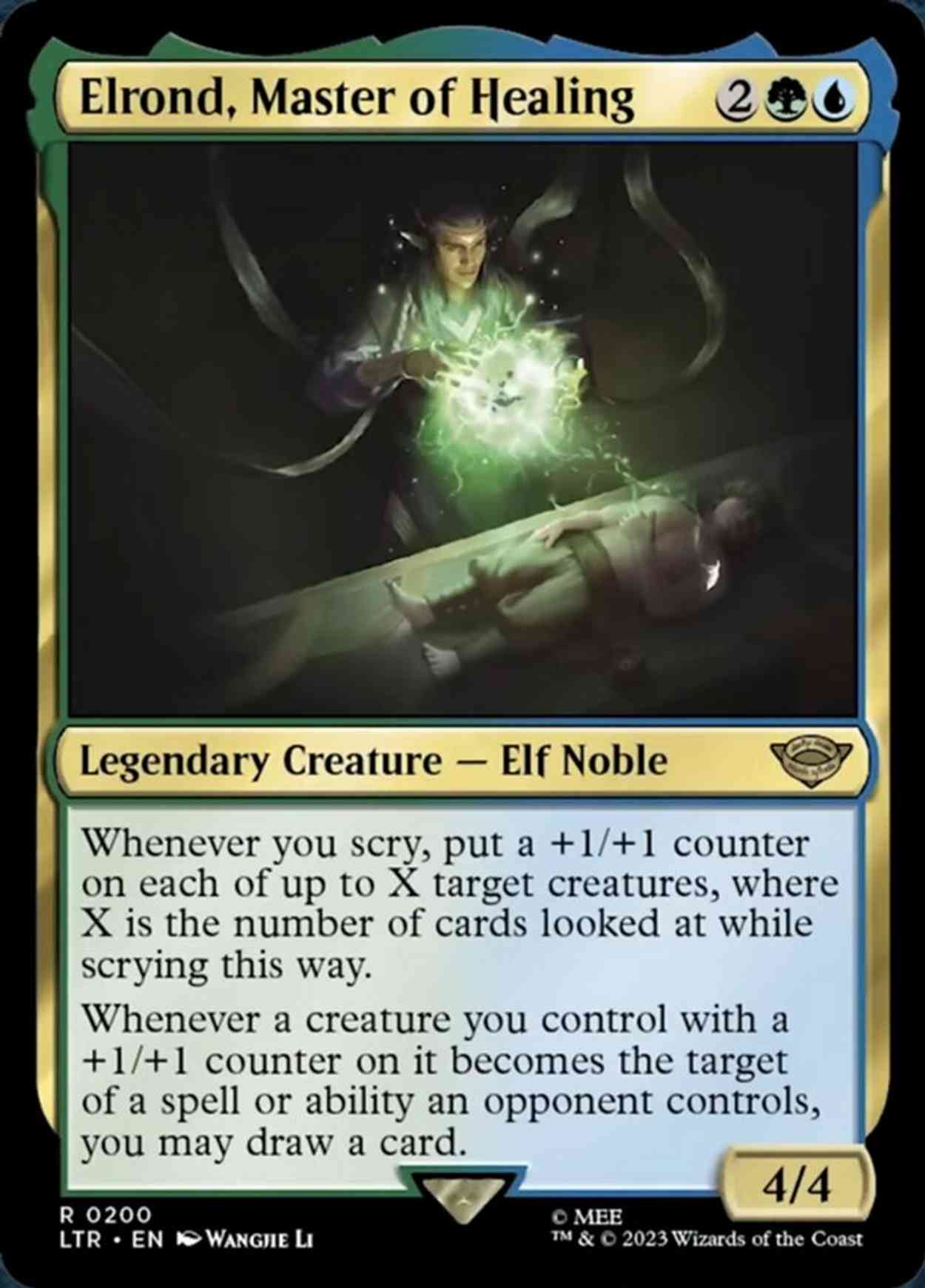 Elrond, Master of Healing magic card front