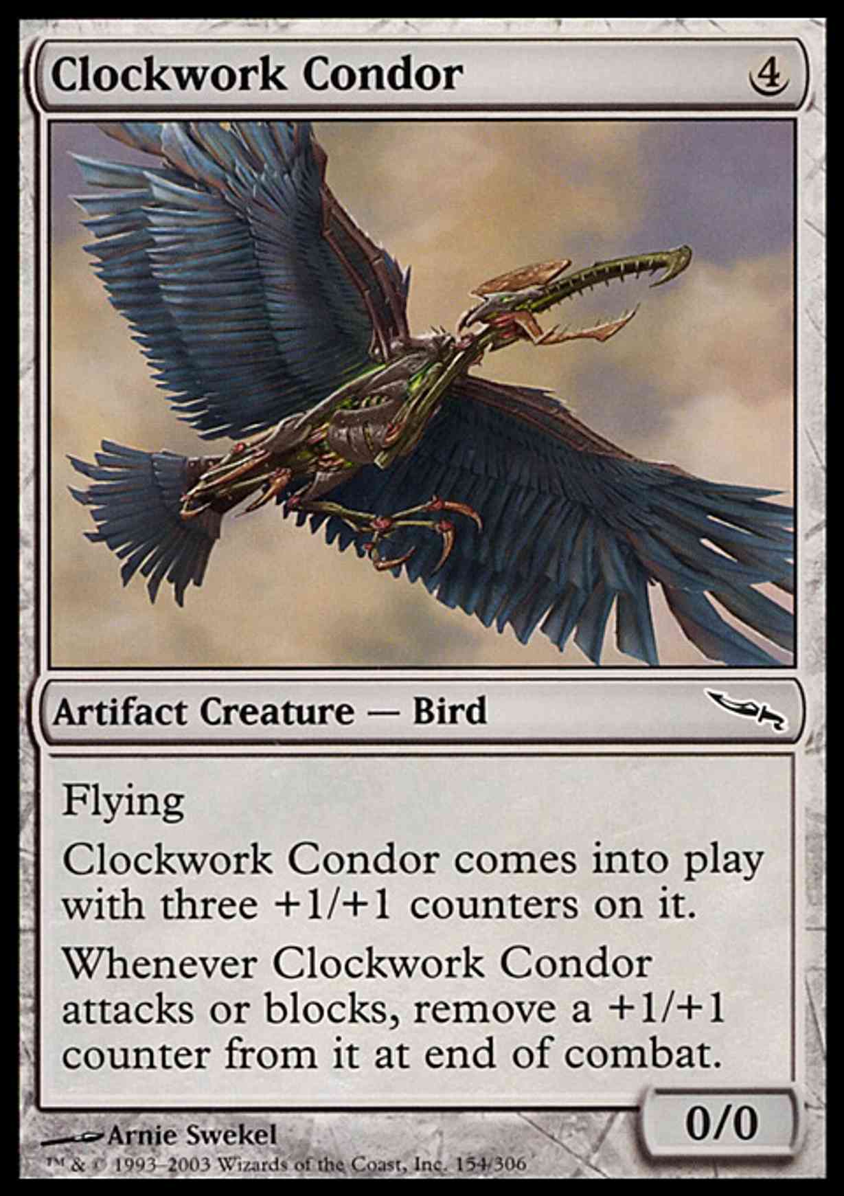 Clockwork Condor magic card front