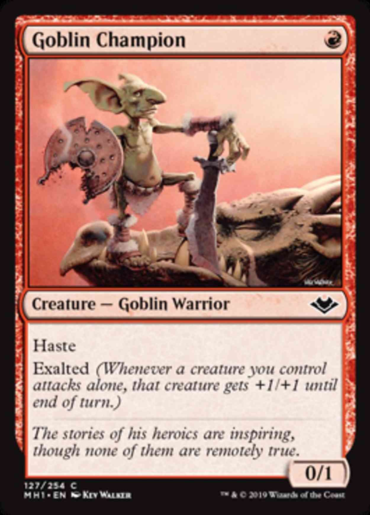 Goblin Champion magic card front