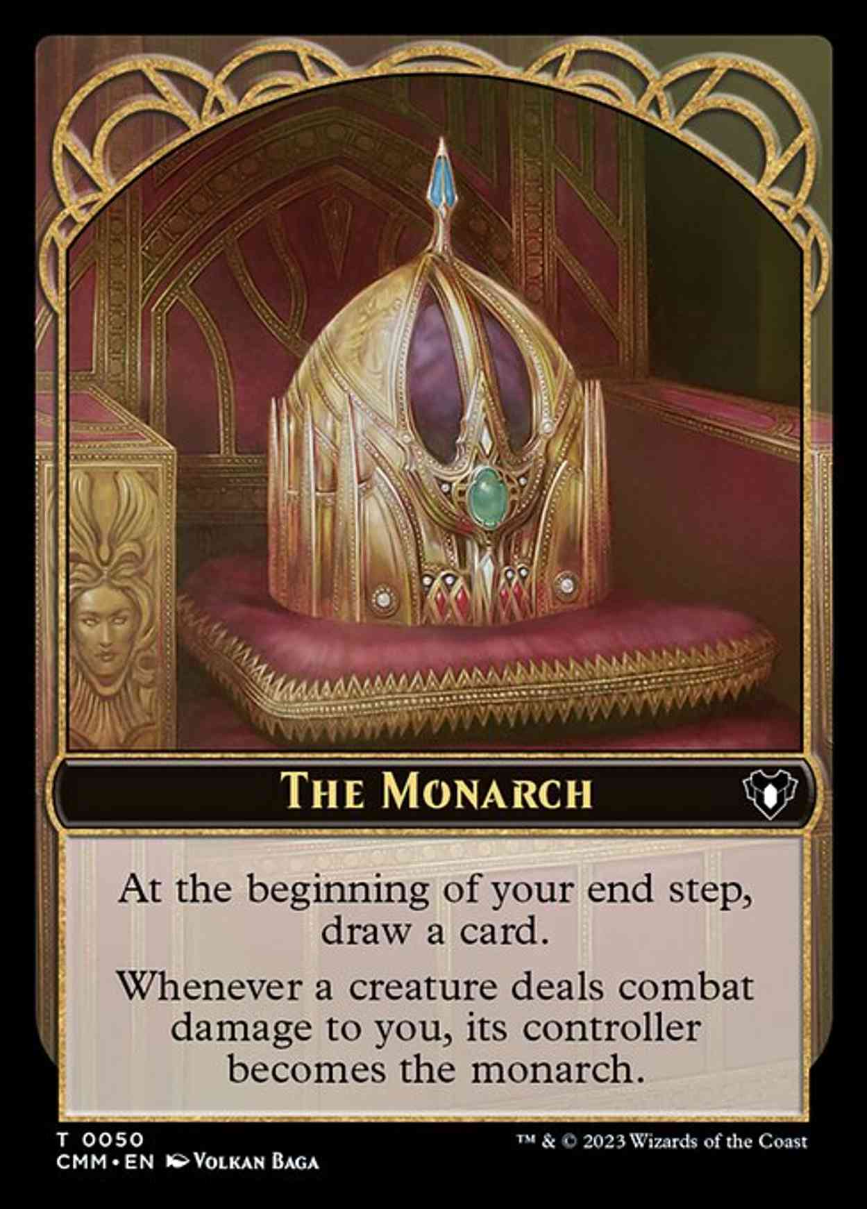 The Monarch // Drake Double-Sided Token magic card front