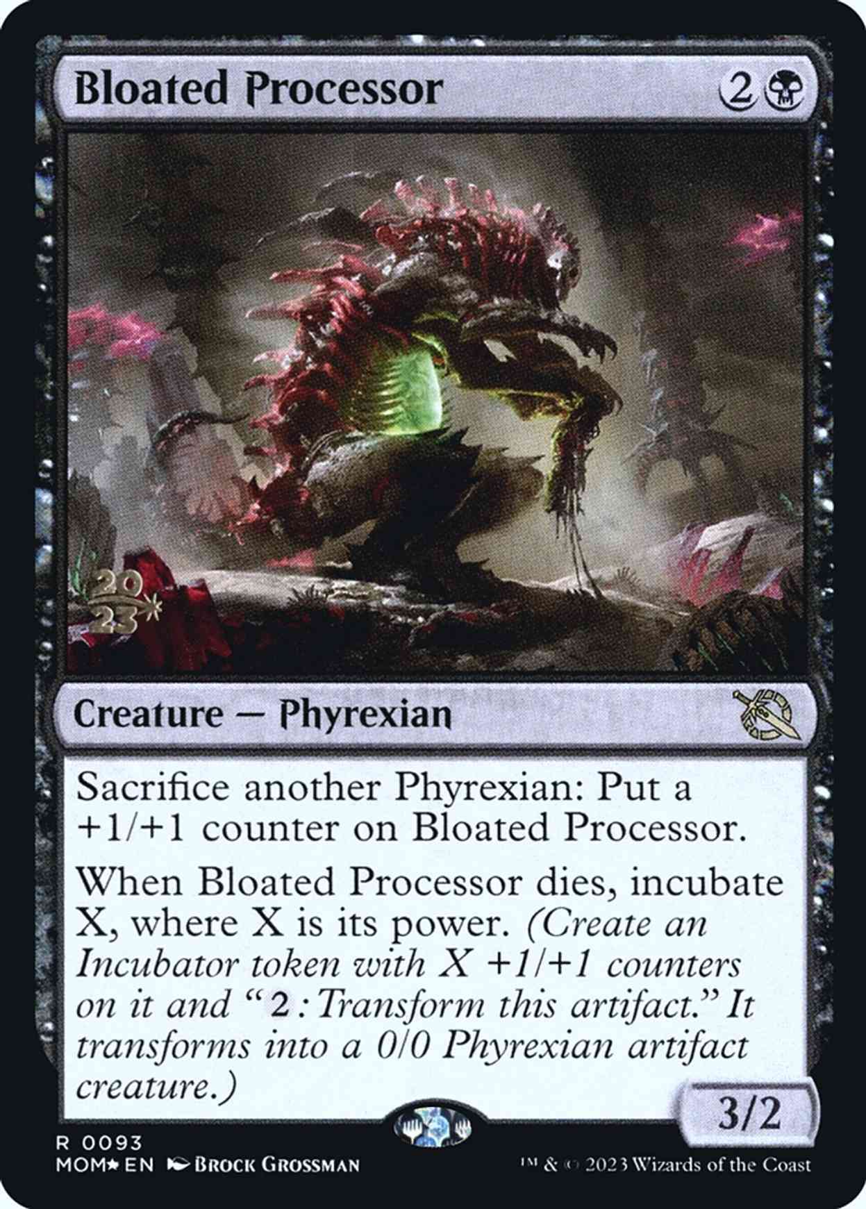 Bloated Processor magic card front