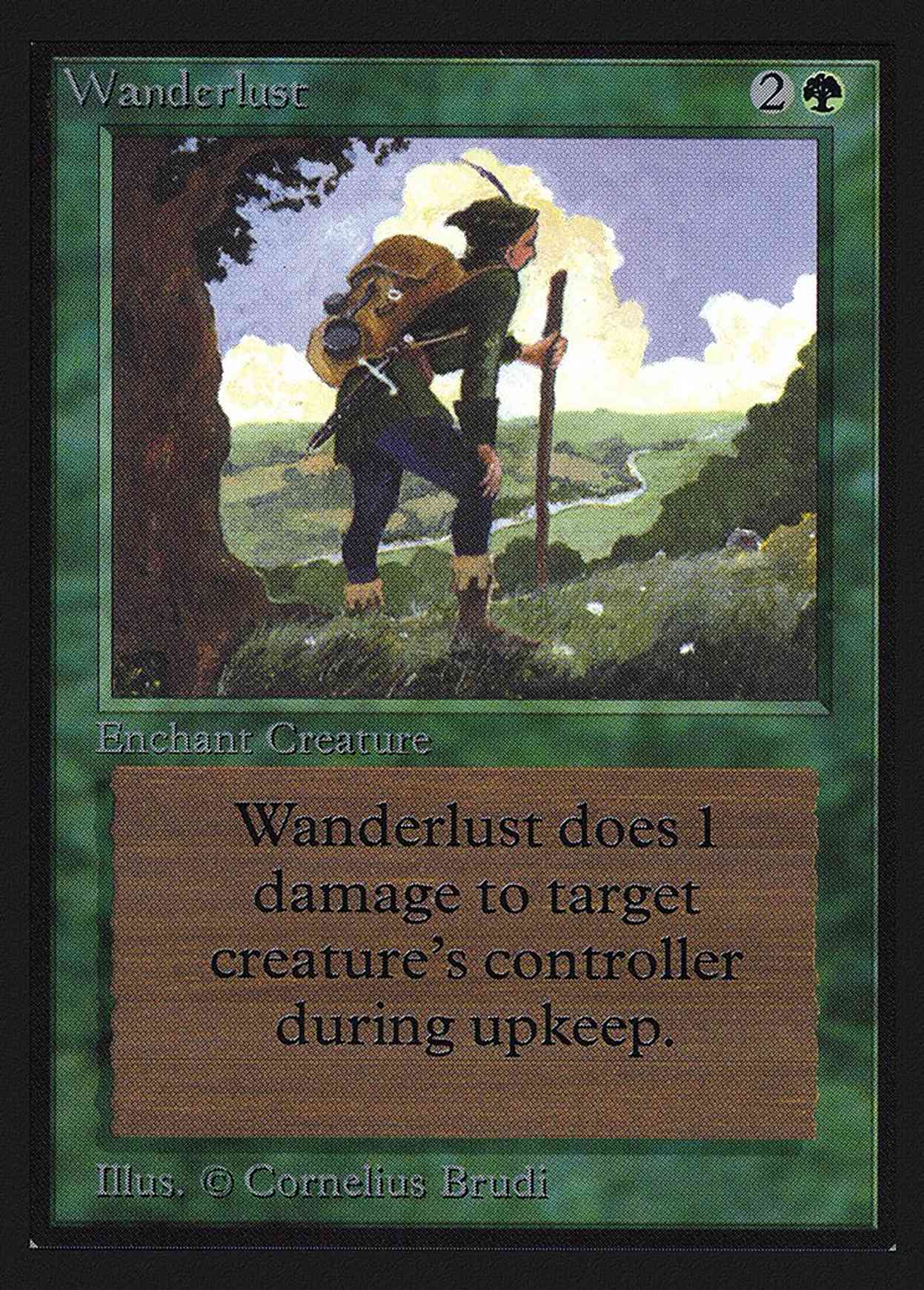 Wanderlust (IE) magic card front