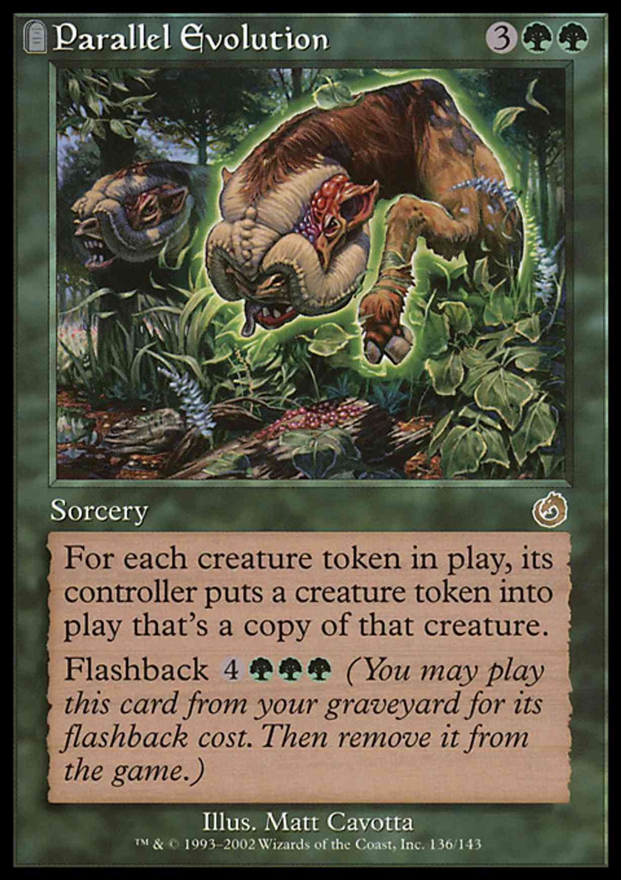Parallel Evolution magic card front
