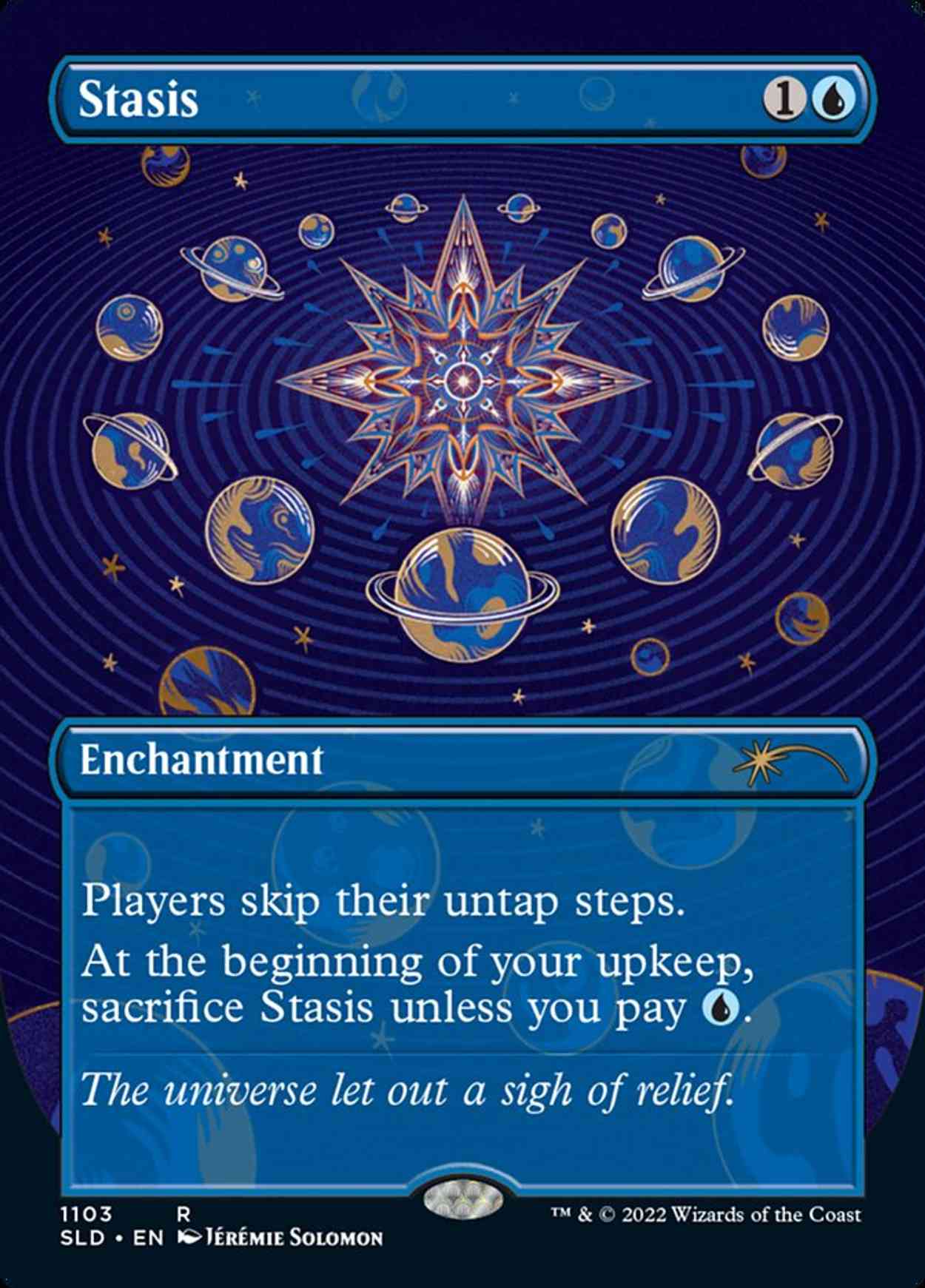 Stasis (Borderless) magic card front
