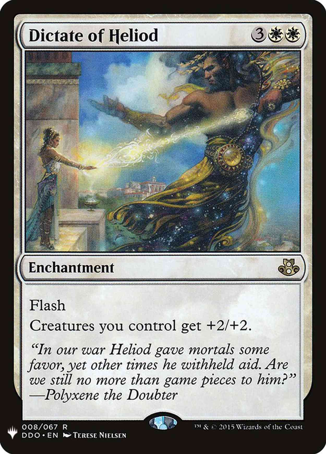 Dictate of Heliod magic card front