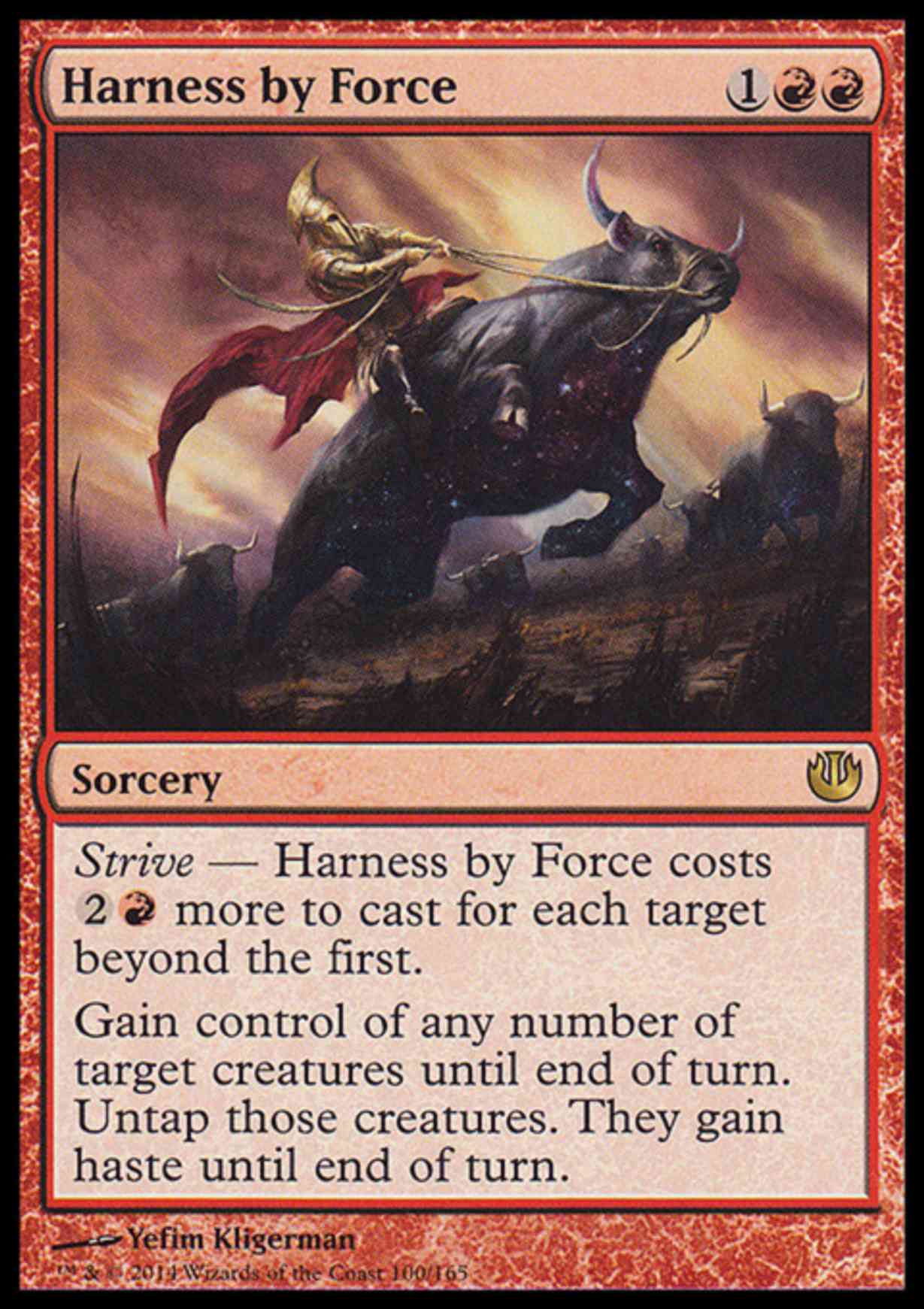Harness by Force magic card front