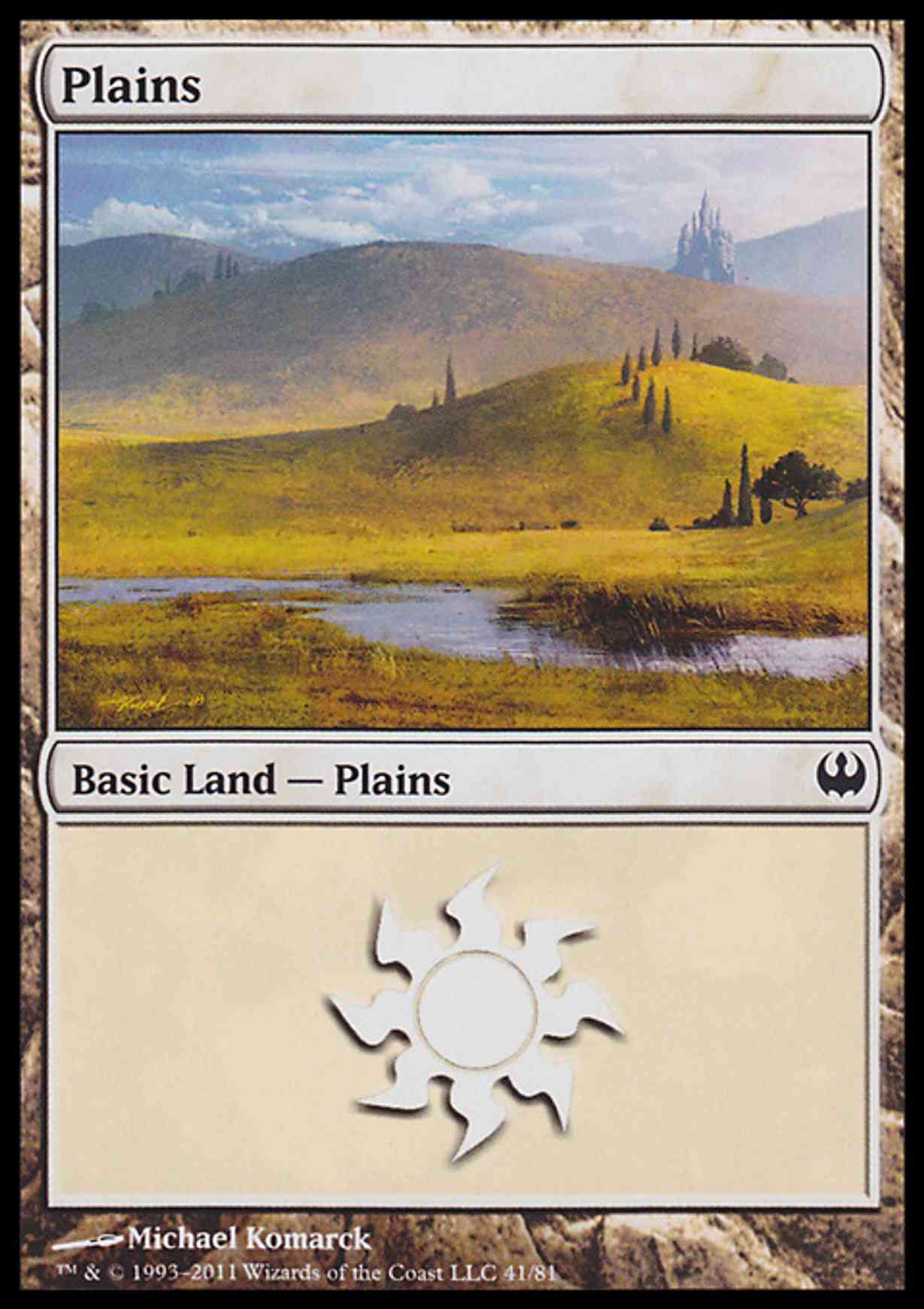 Plains (41)  magic card front
