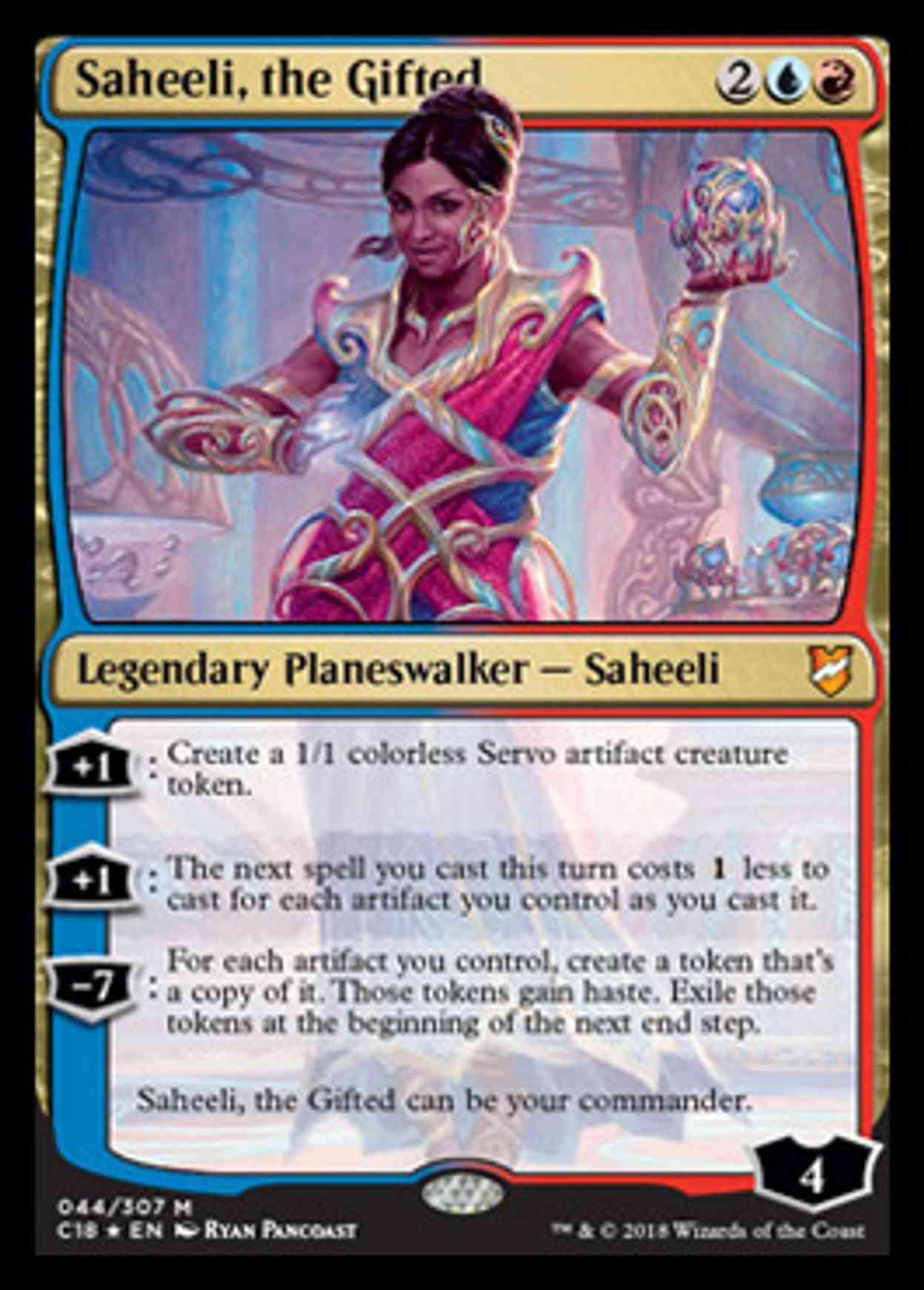 Saheeli, the Gifted magic card front