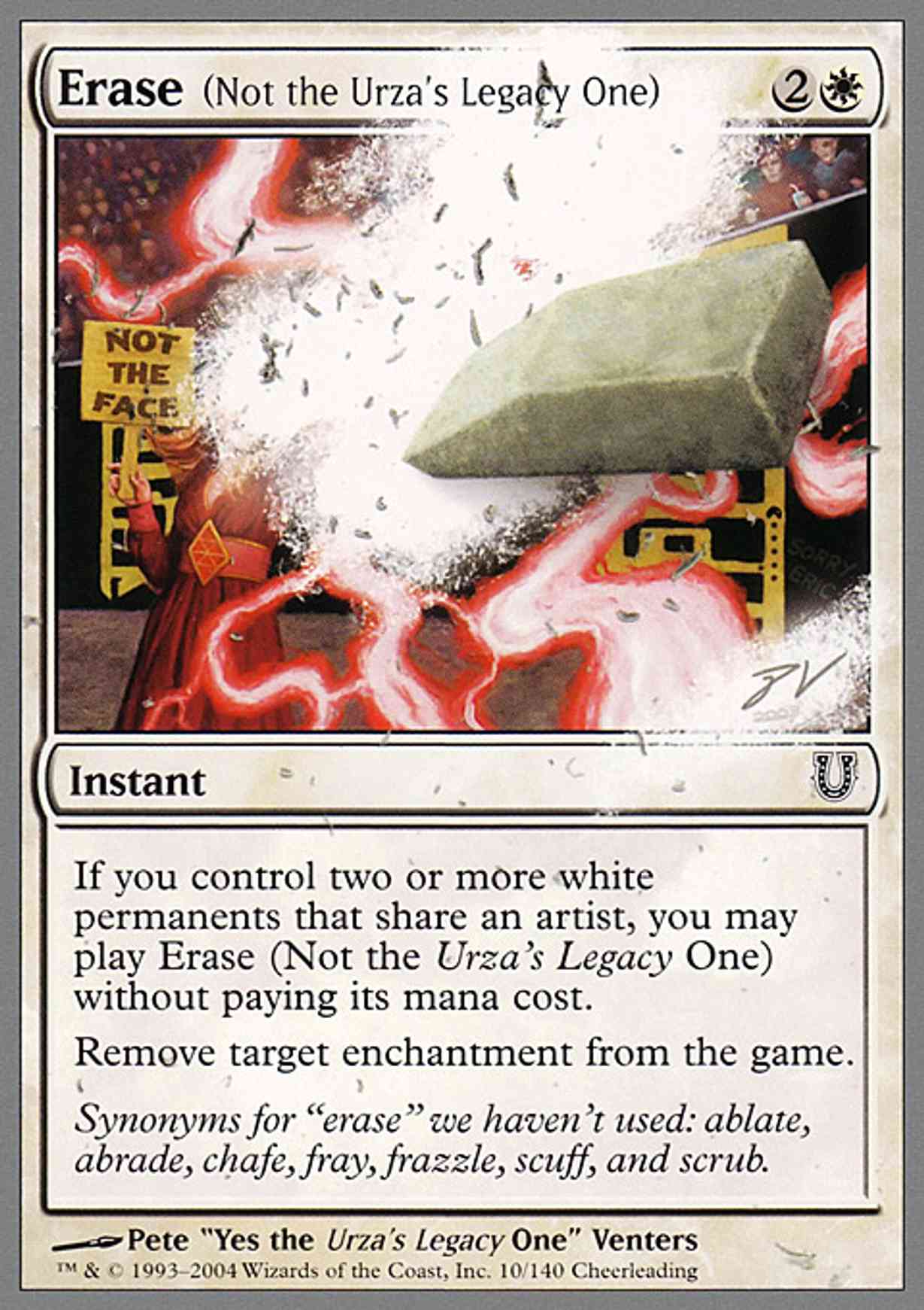 Erase (Not the Urza's Legacy One) magic card front