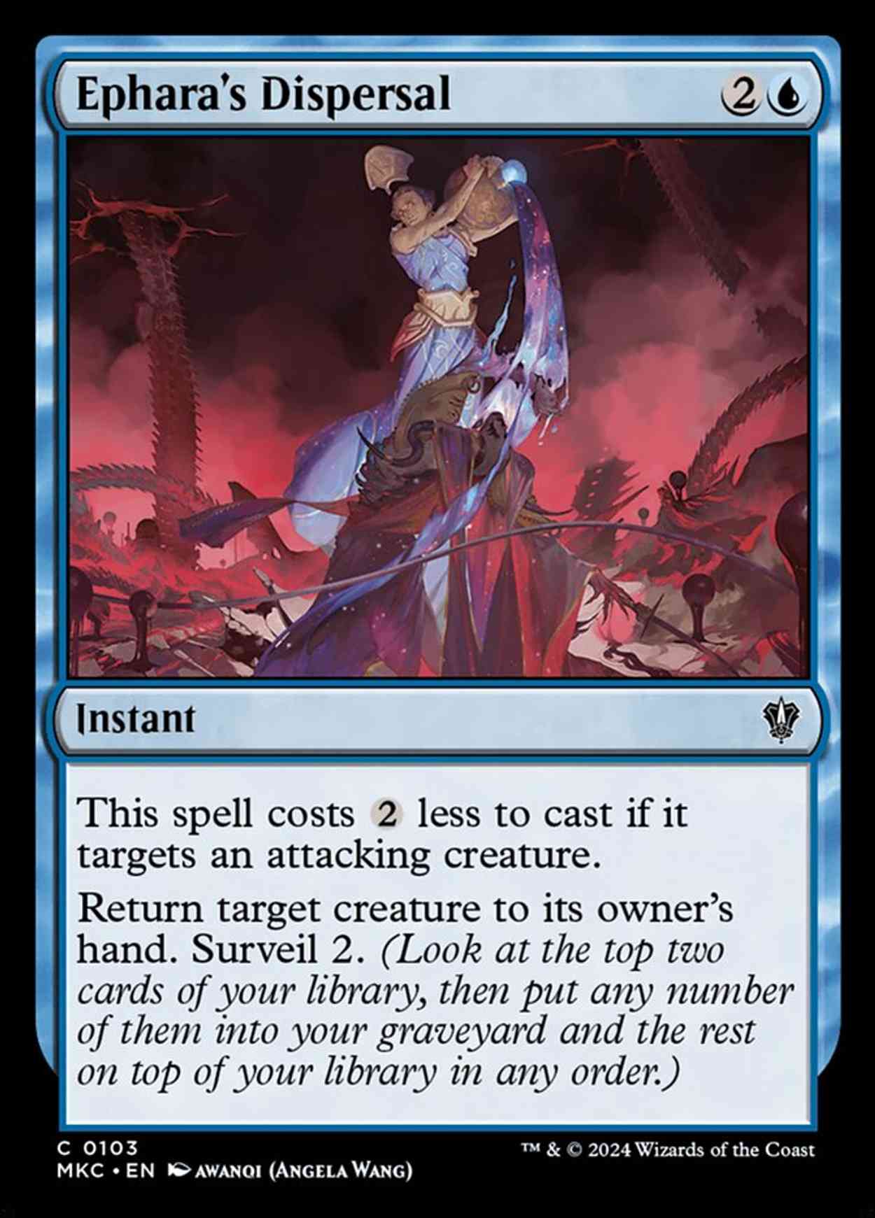 Ephara's Dispersal magic card front