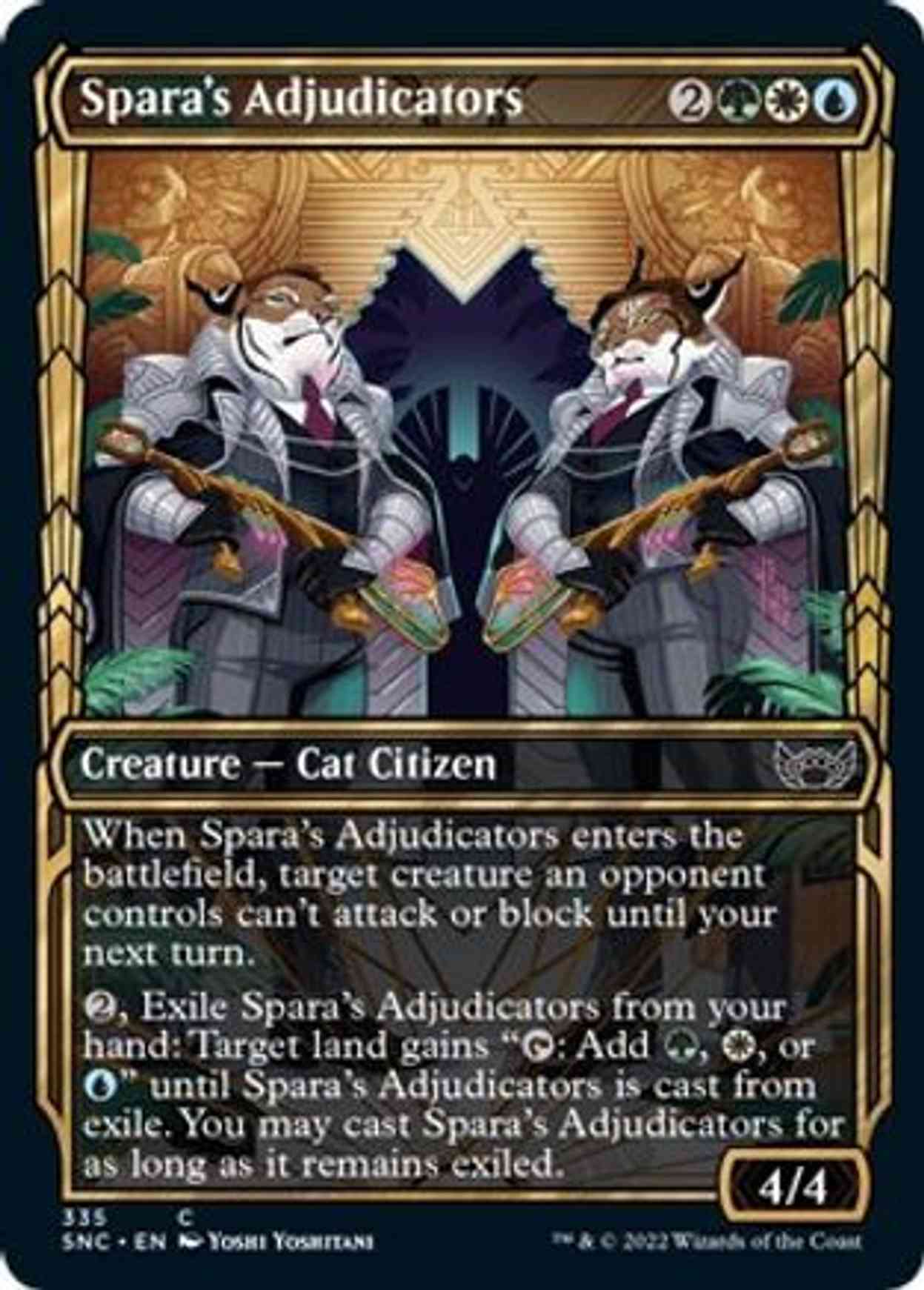 Spara's Adjudicators (Showcase) magic card front
