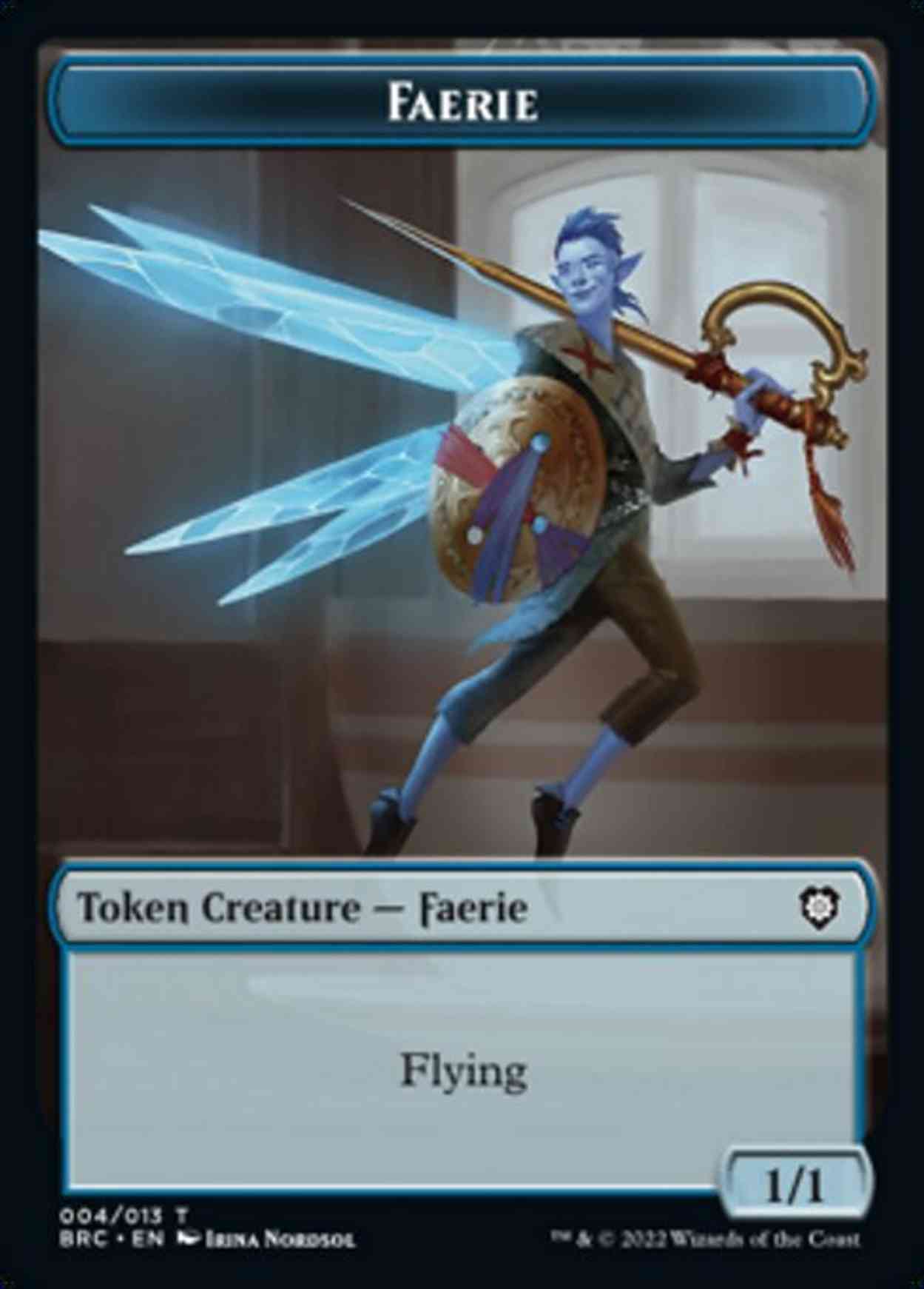 Faerie // Powerstone Double-sided Token magic card front