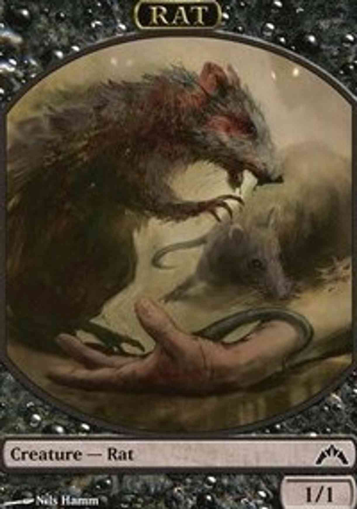 Rat Token magic card front