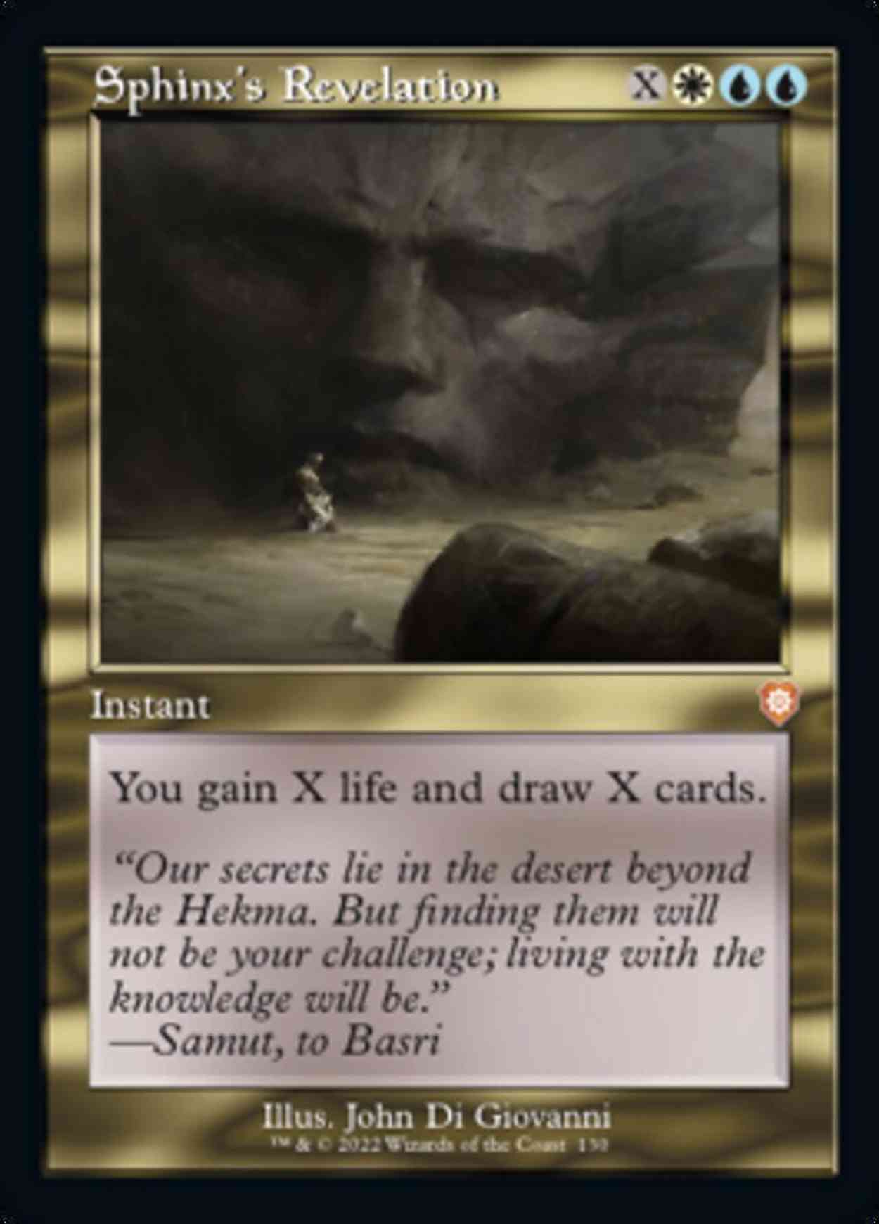 Sphinx's Revelation magic card front