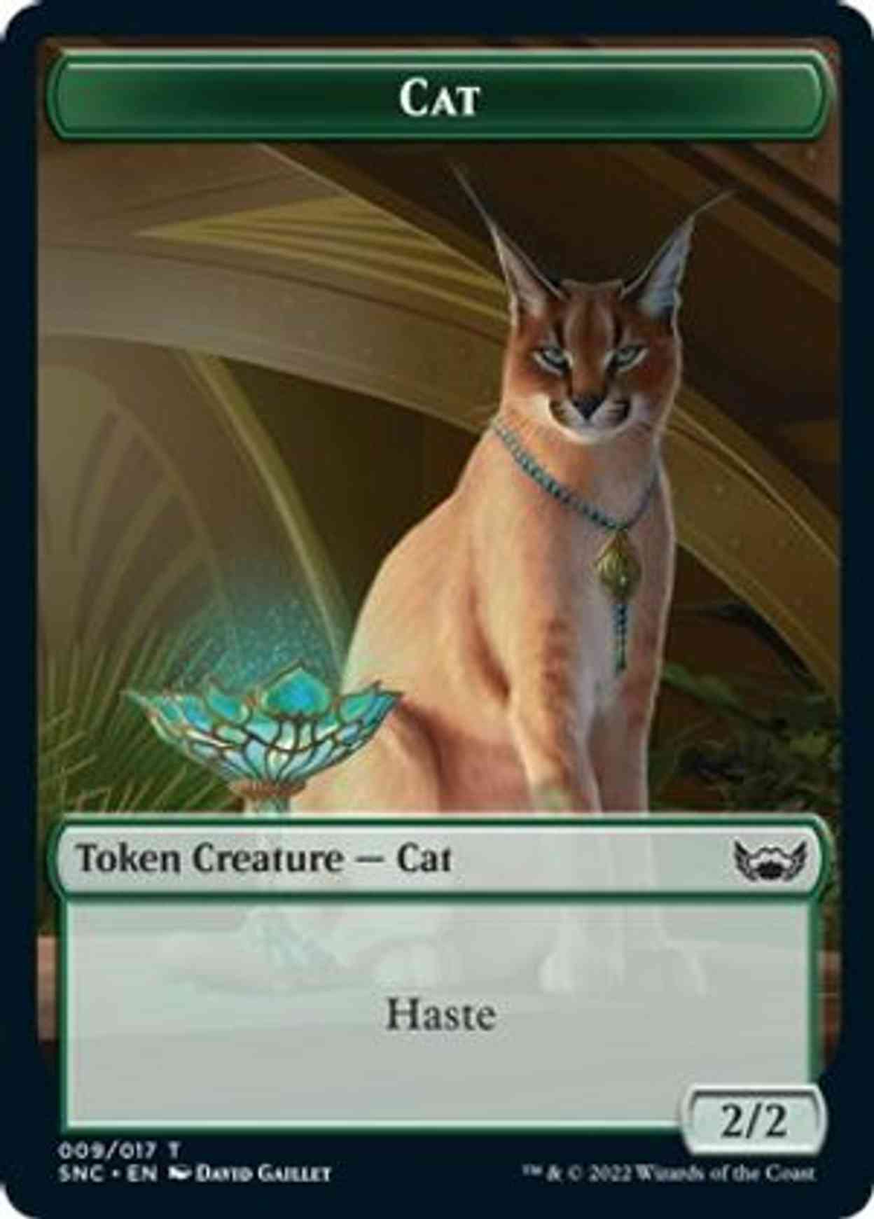 Cat // Citizen Double-sided Token magic card front