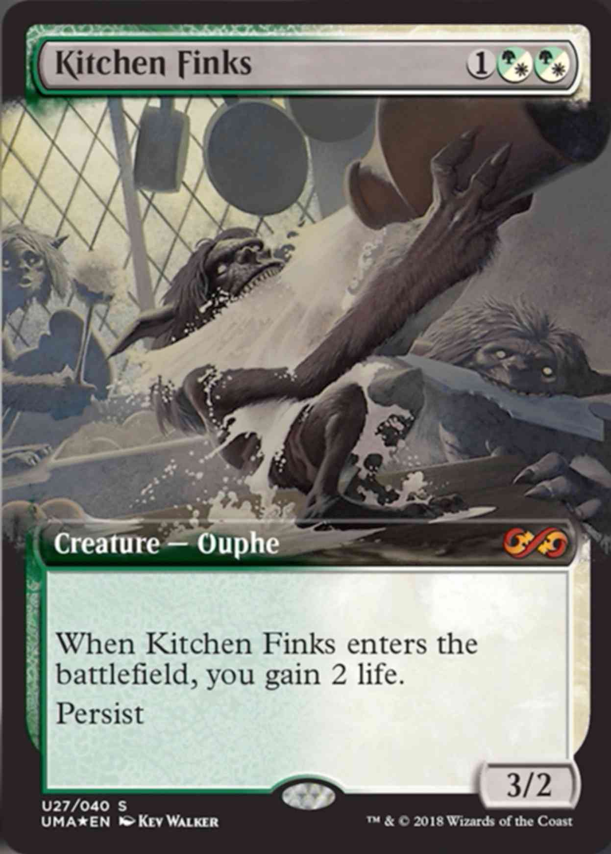Kitchen Finks magic card front