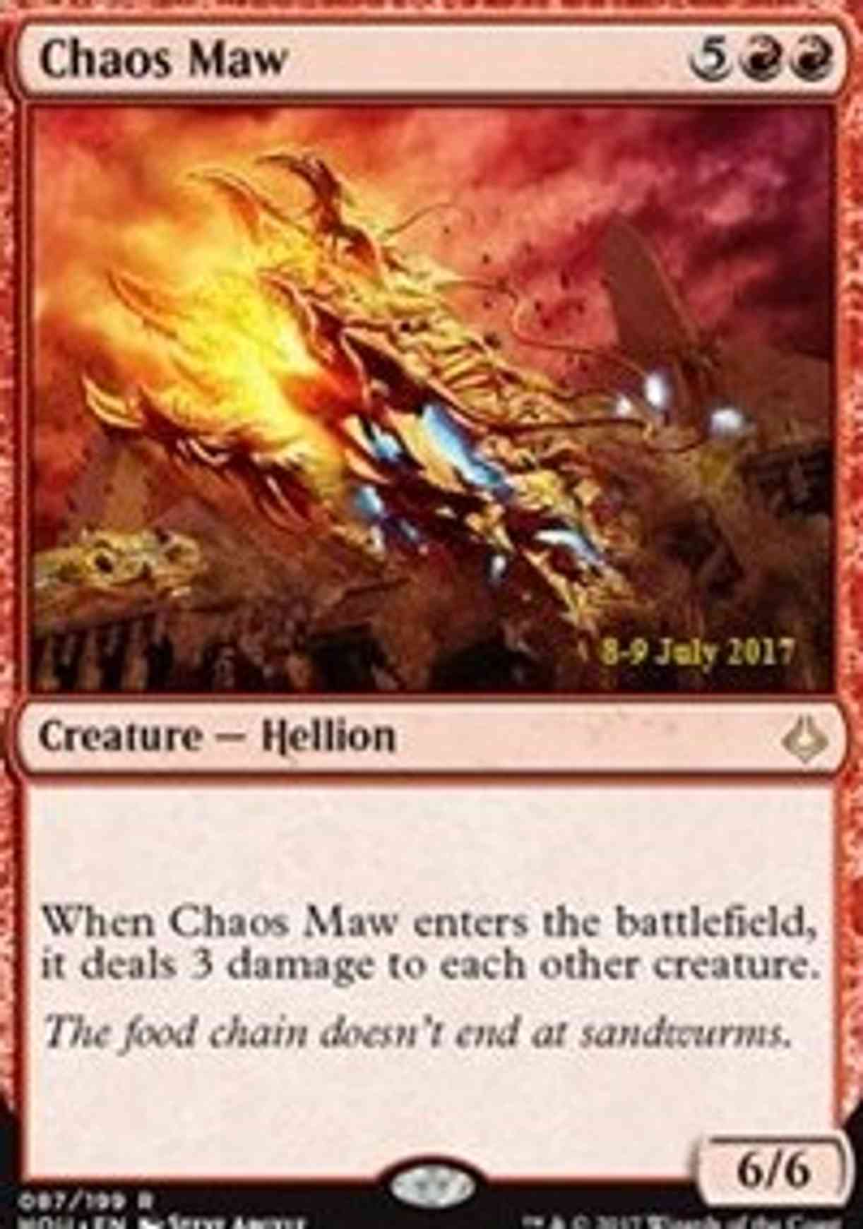Chaos Maw magic card front