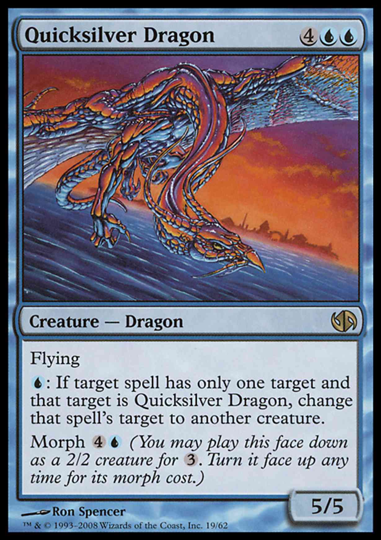 Quicksilver Dragon magic card front