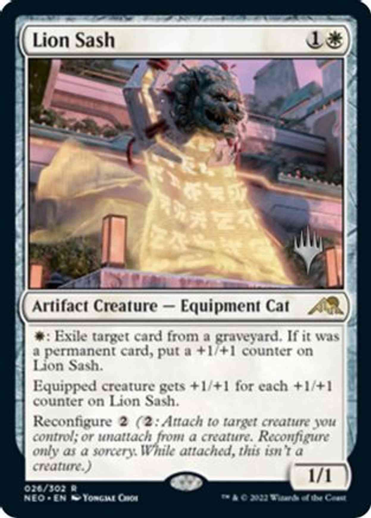 Lion Sash magic card front