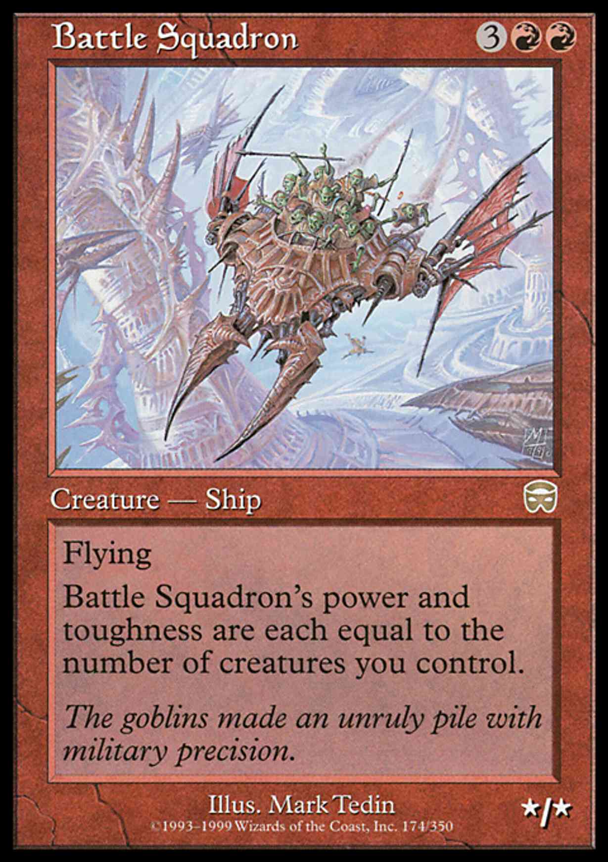 Battle Squadron magic card front