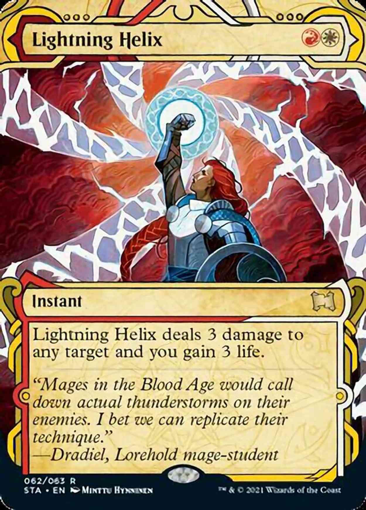 Lightning Helix (Foil Etched) magic card front
