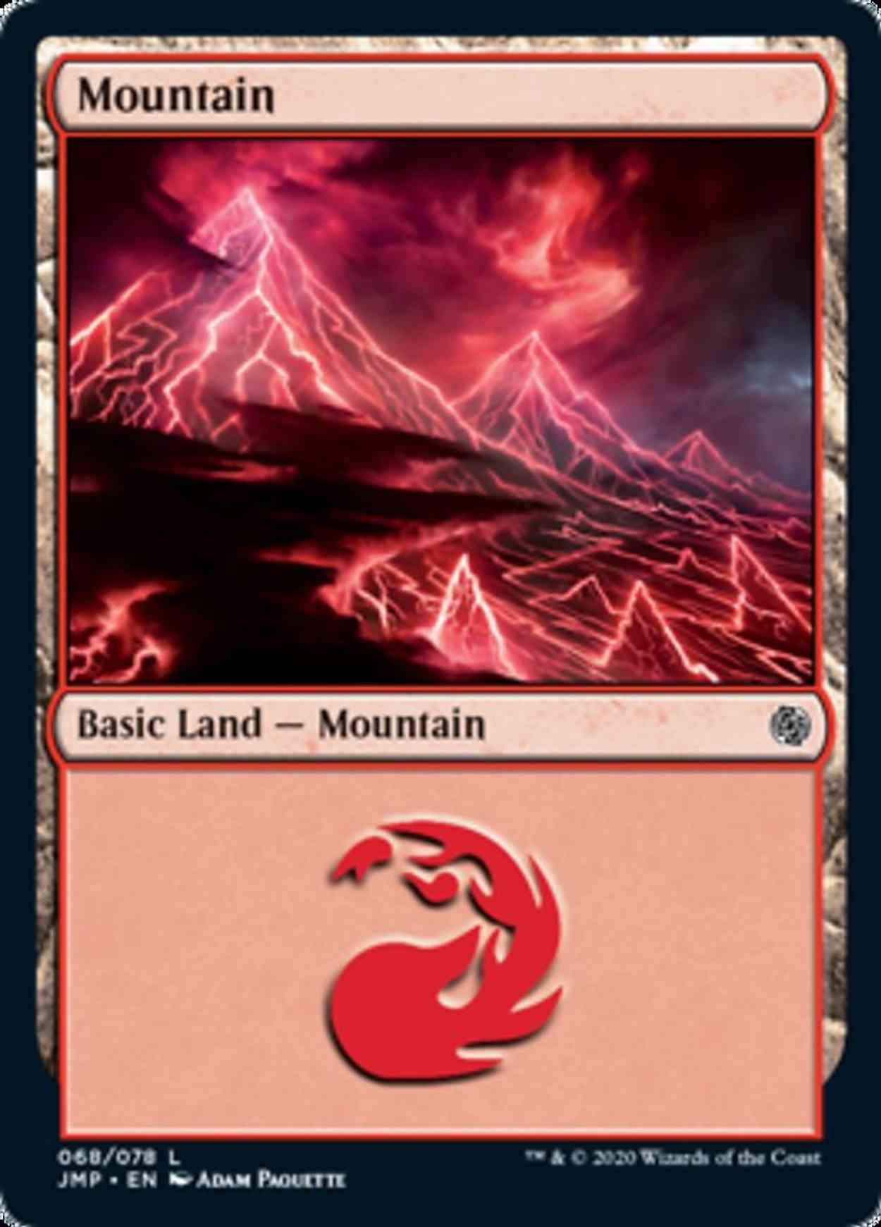 Mountain (68) magic card front
