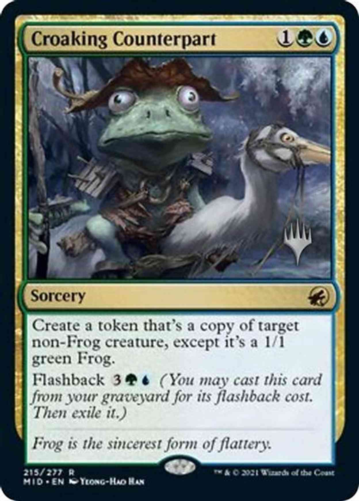 Croaking Counterpart magic card front