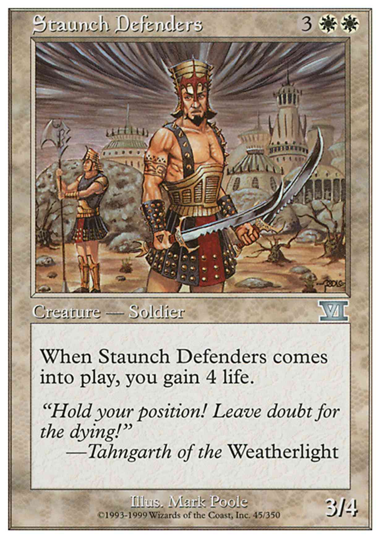 Staunch Defenders magic card front