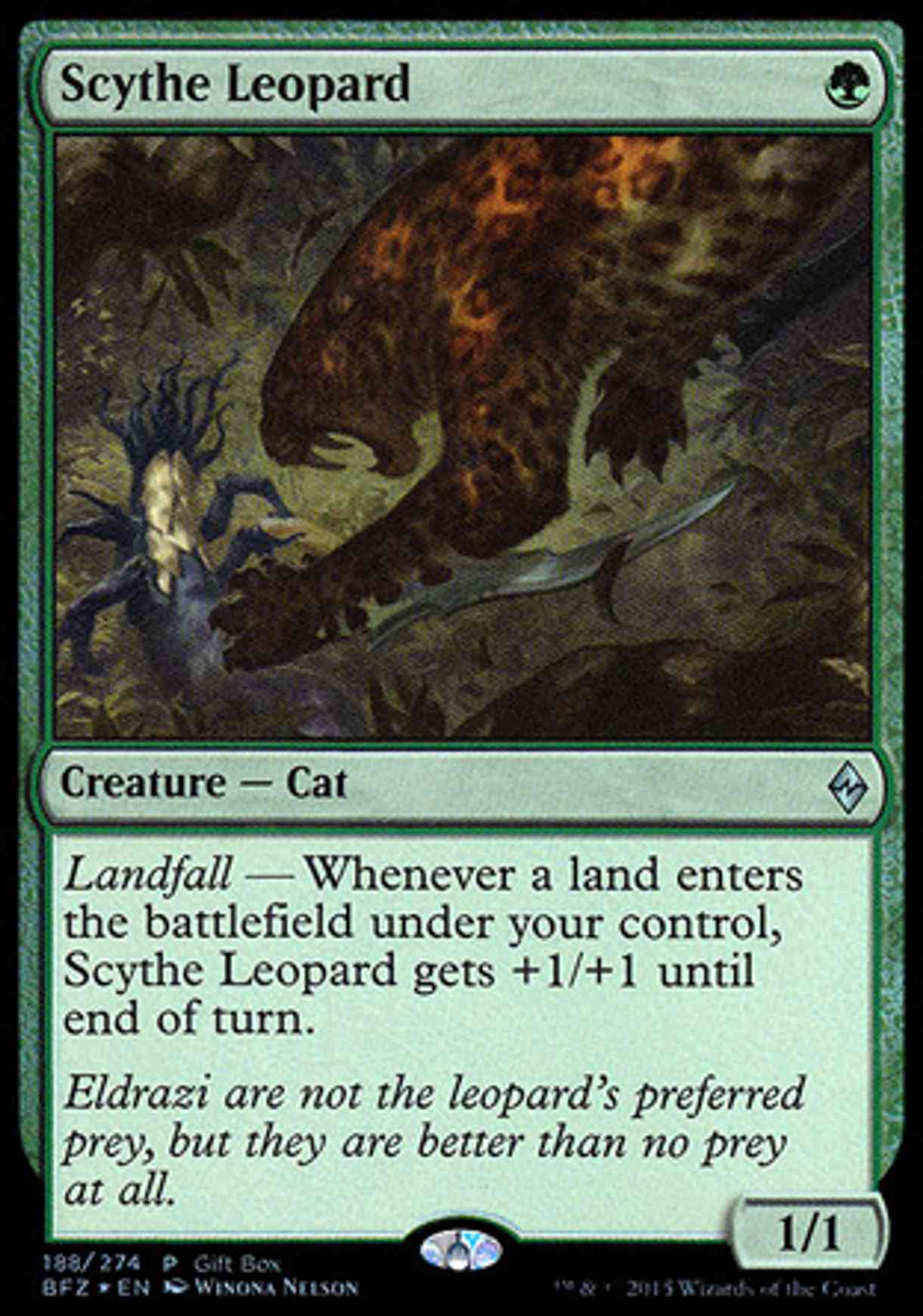 Scythe Leopard magic card front