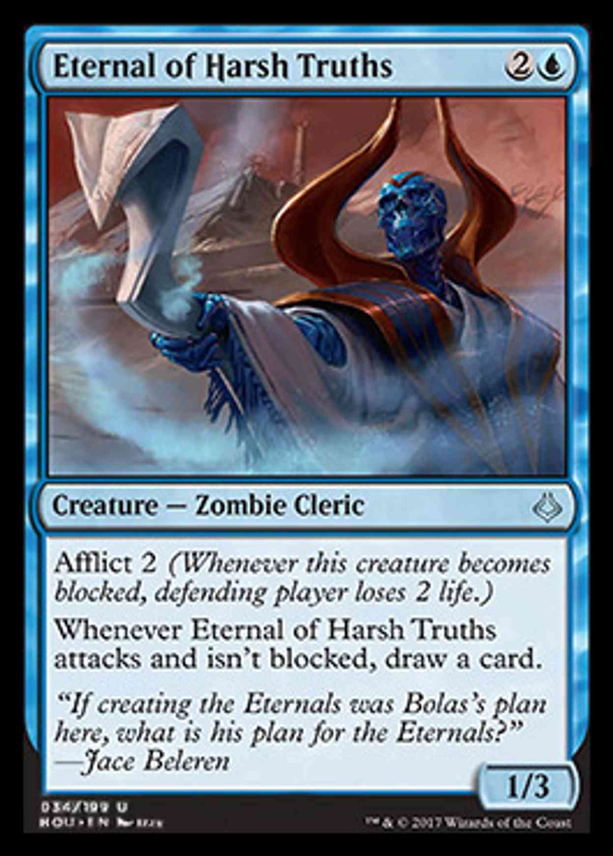 Eternal of Harsh Truths magic card front