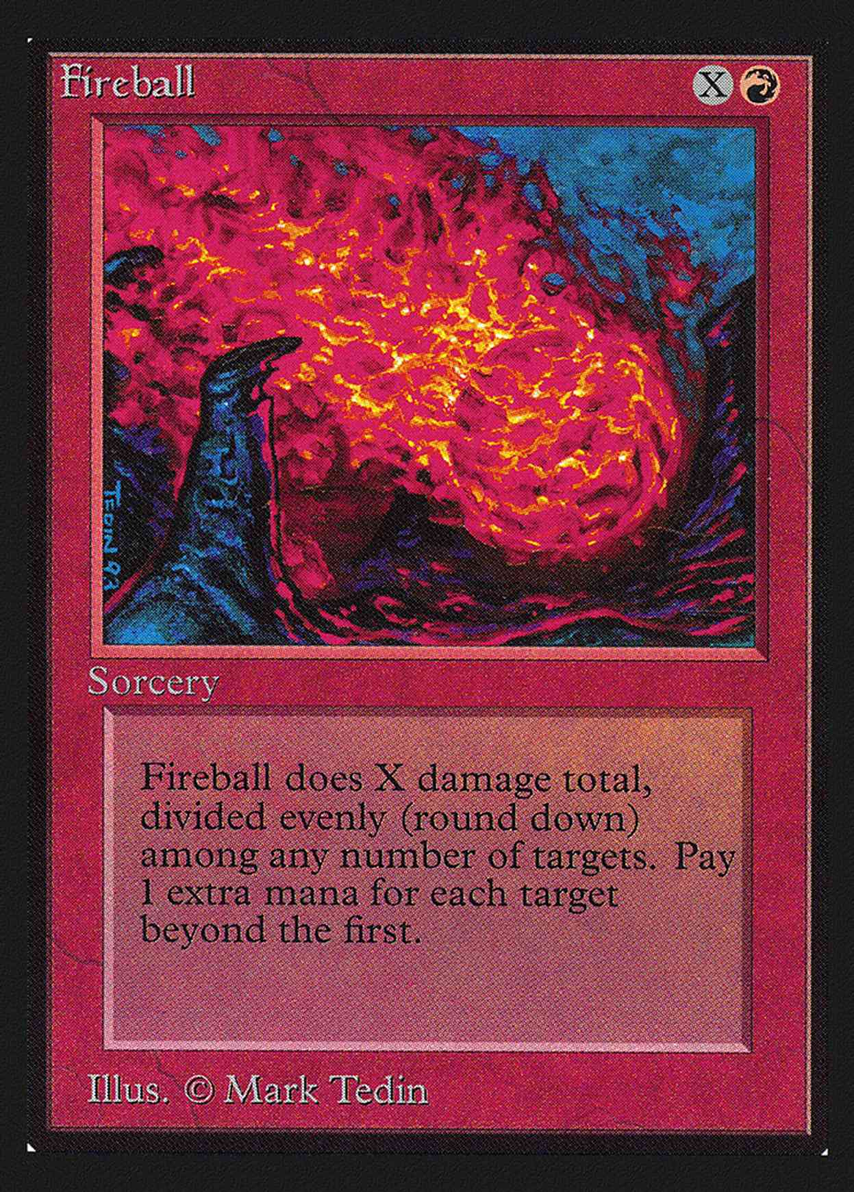 Fireball (IE) magic card front