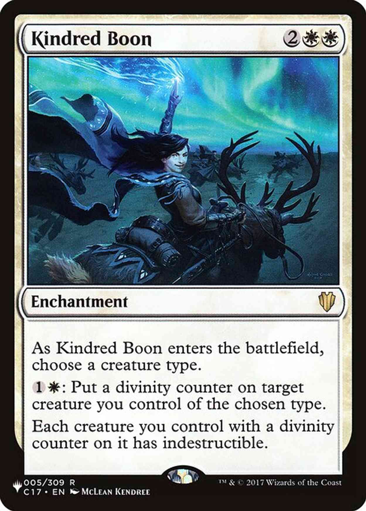 Kindred Boon magic card front