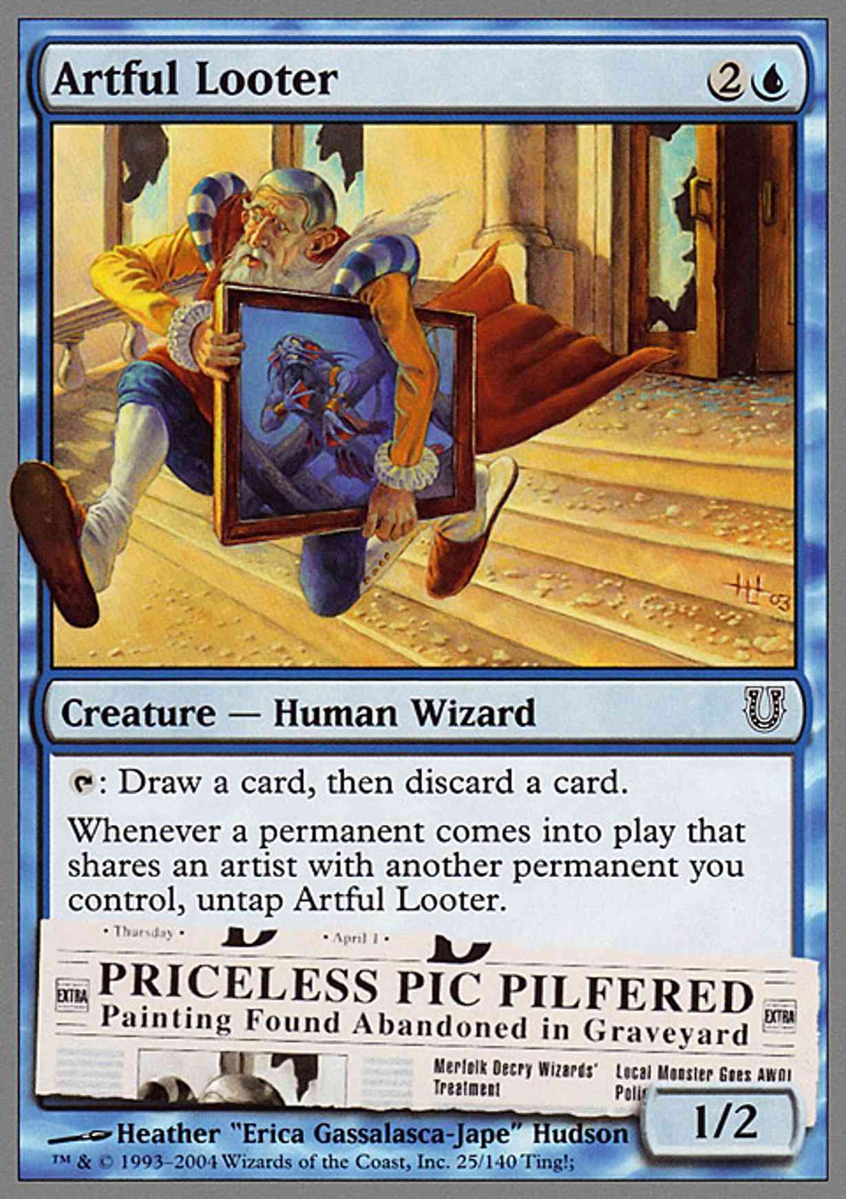 Artful Looter magic card front