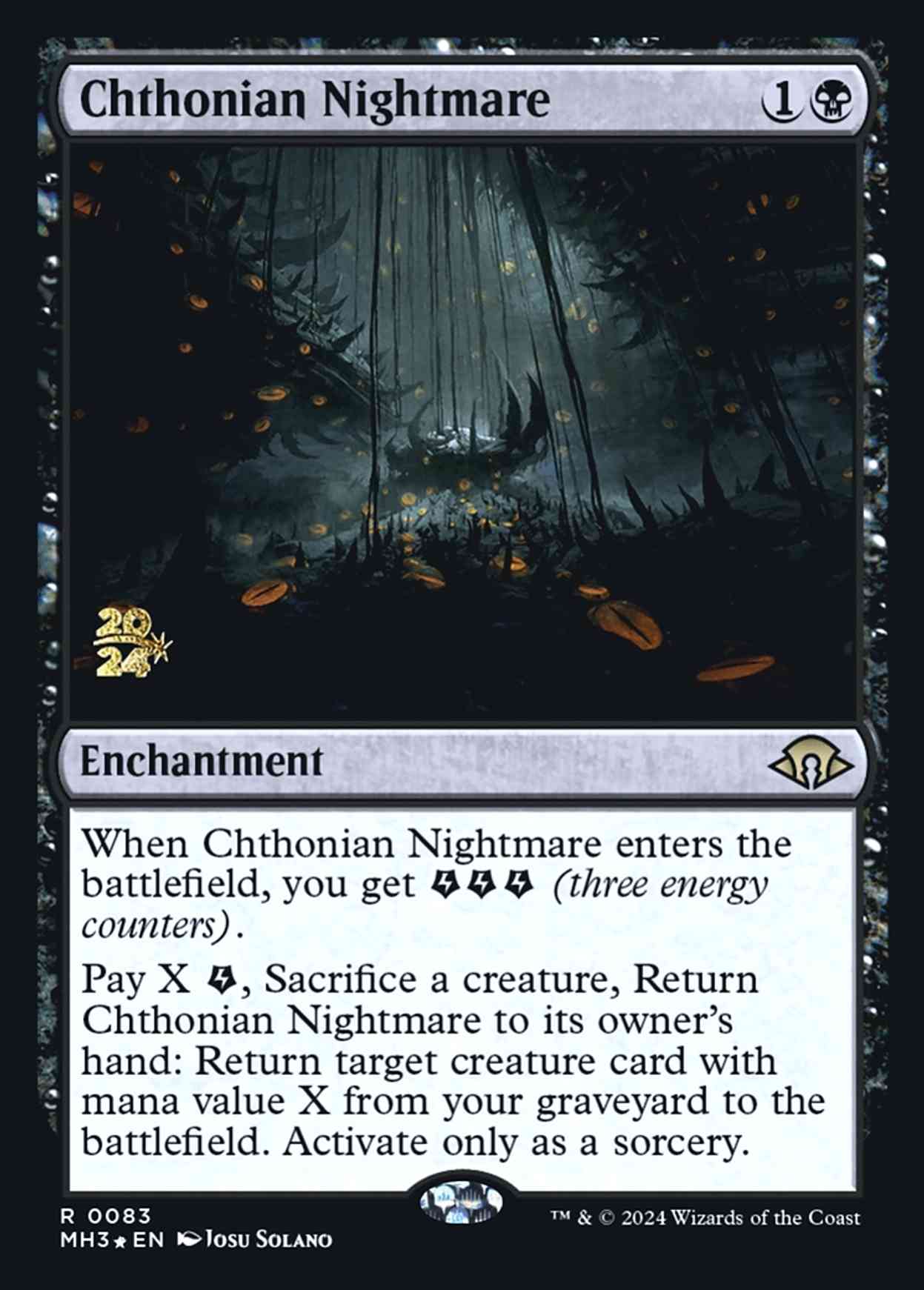 Chthonian Nightmare magic card front