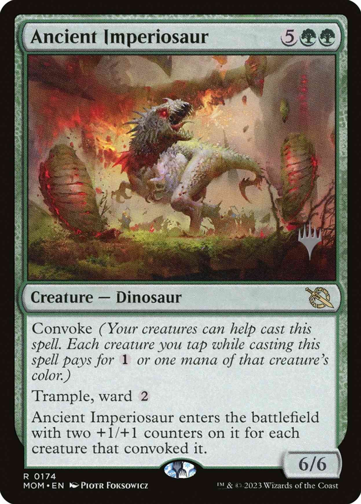 Ancient Imperiosaur magic card front