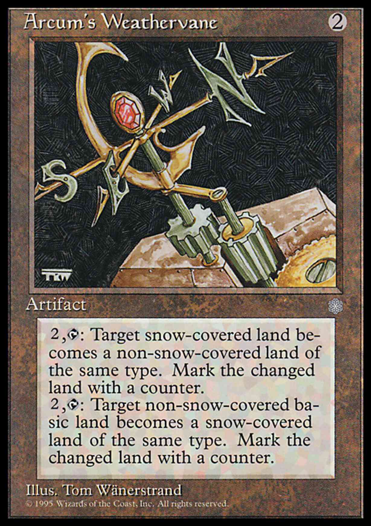 Arcum's Weathervane magic card front