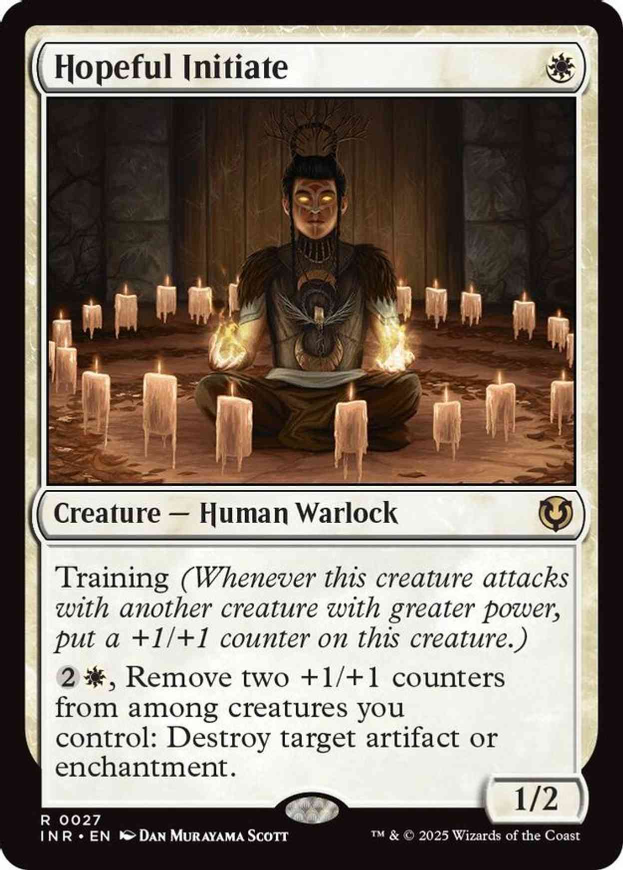 Hopeful Initiate magic card front