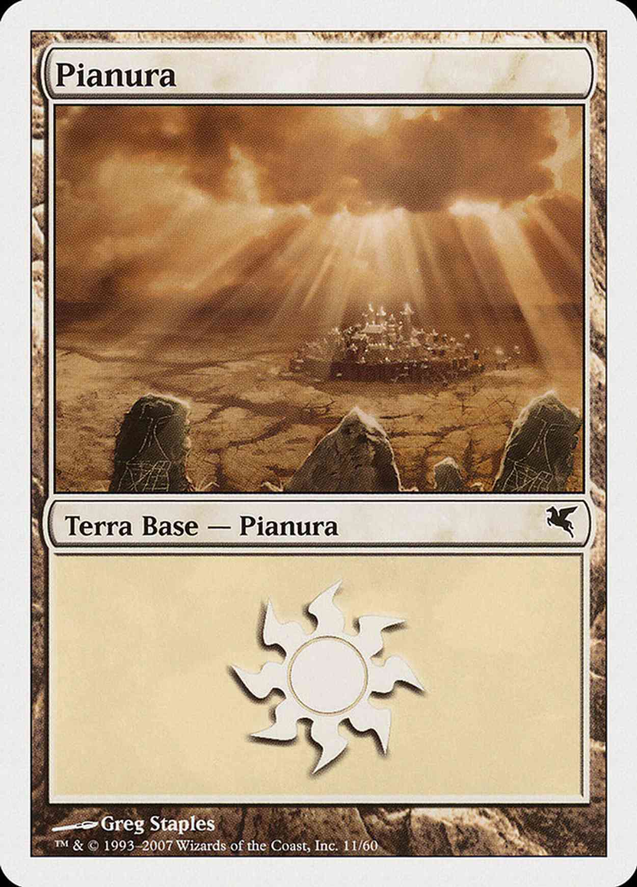 Plains (Retro Frame) magic card front